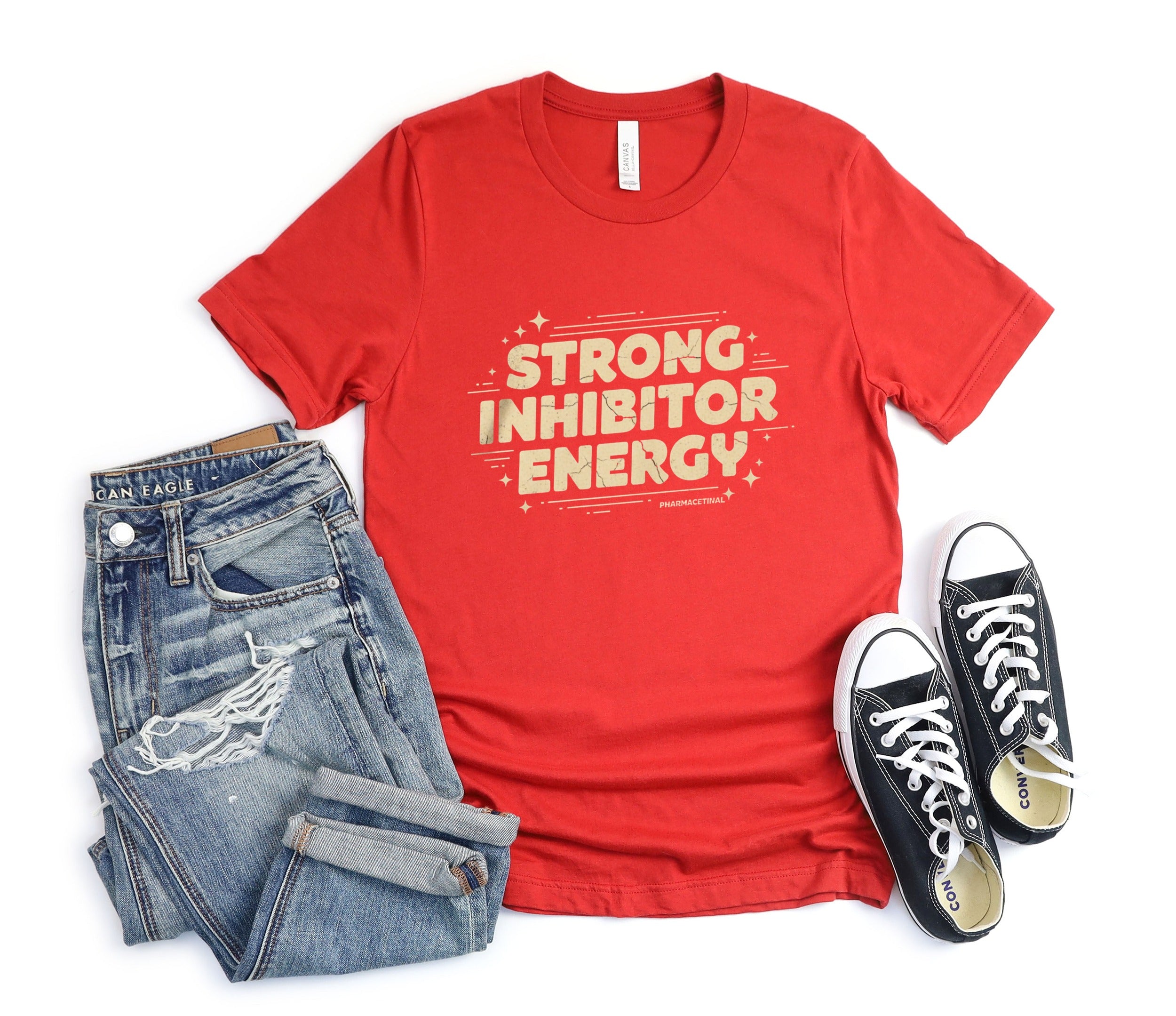 Strong Inhibitor Energy Printed T-shirt