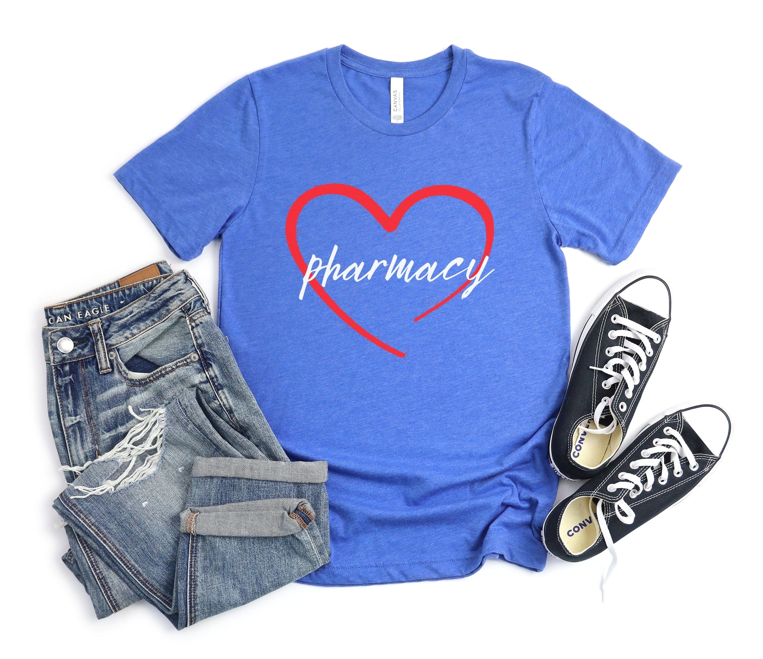Heart and Pharmacy Graphic Print Tee product type