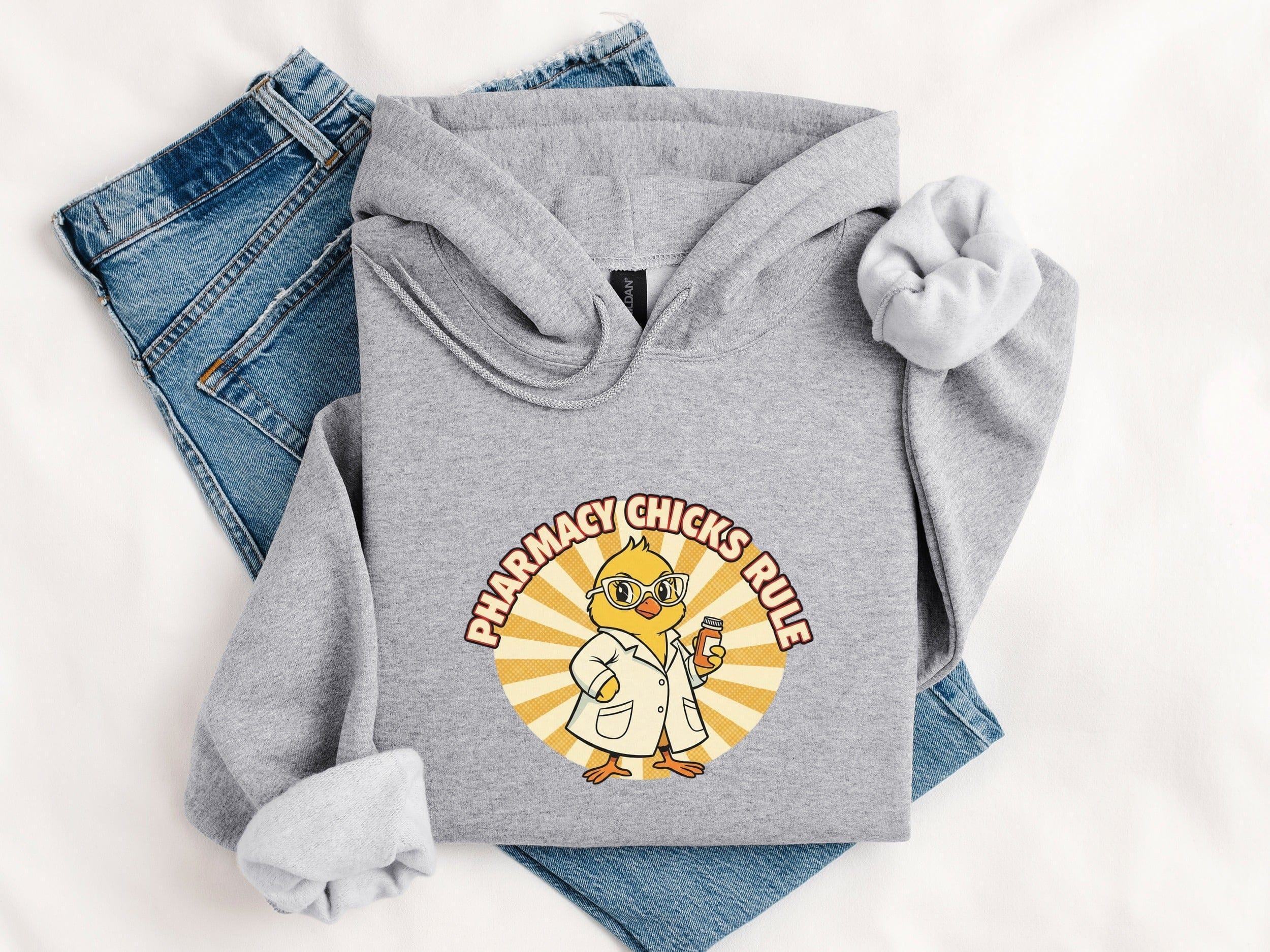Pharmacy Chicks Rule Hoodie Great for Casual Wear
