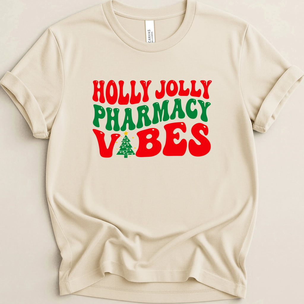 Holly Jolly Pharmacy Vibes Tee