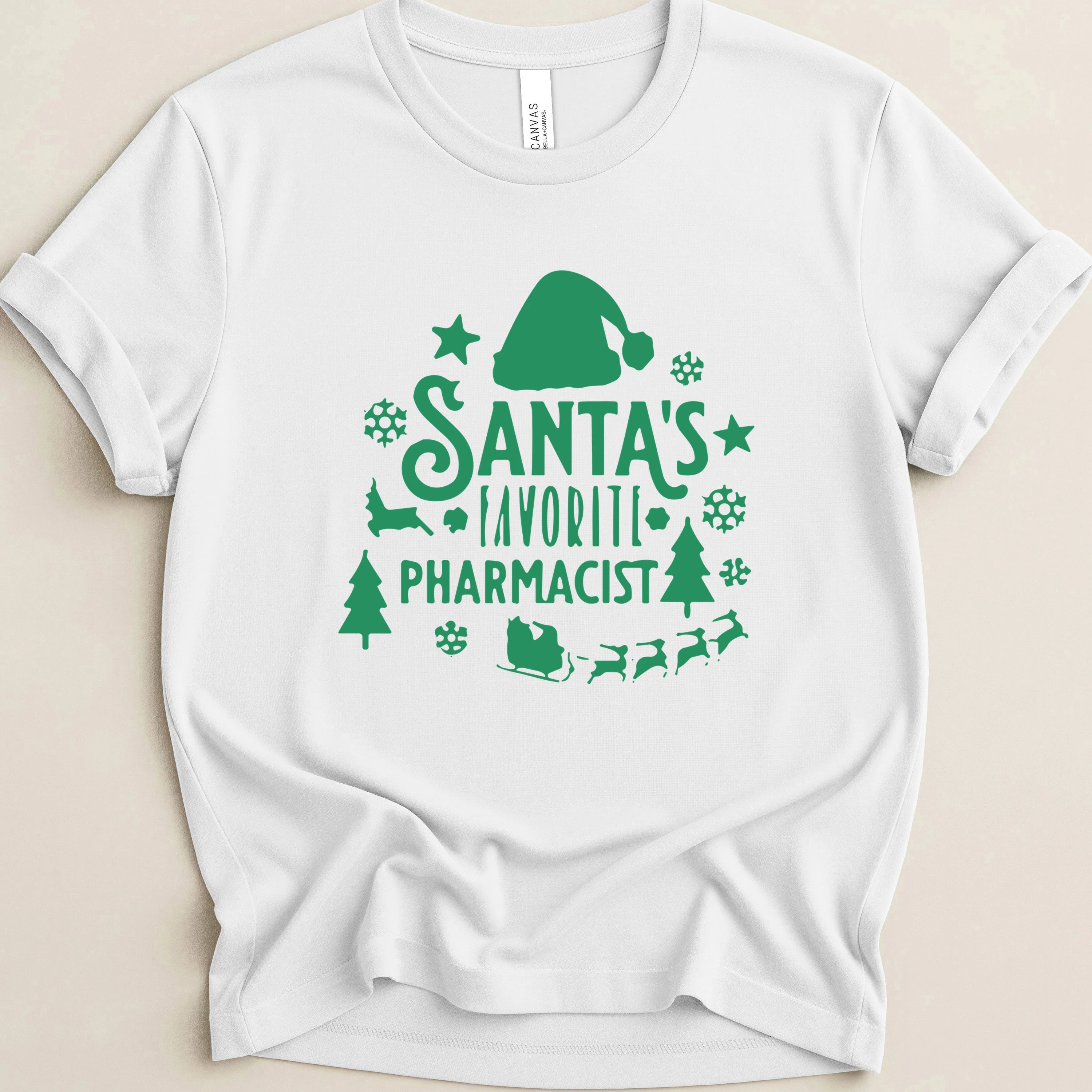 Santa’s Favorite Pharmacist v4 Tee