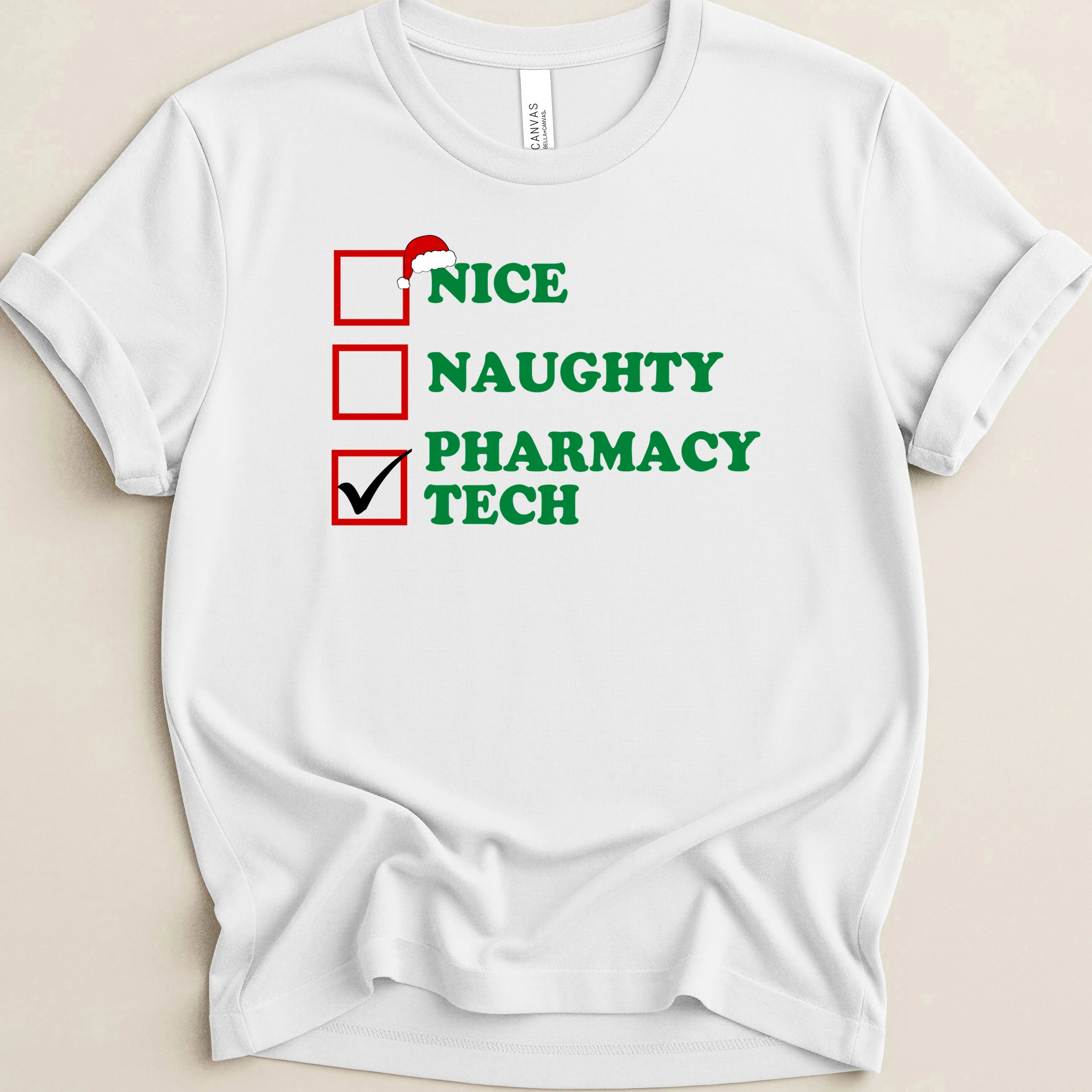 Nice Naughty Pharmacy Tech Tee
