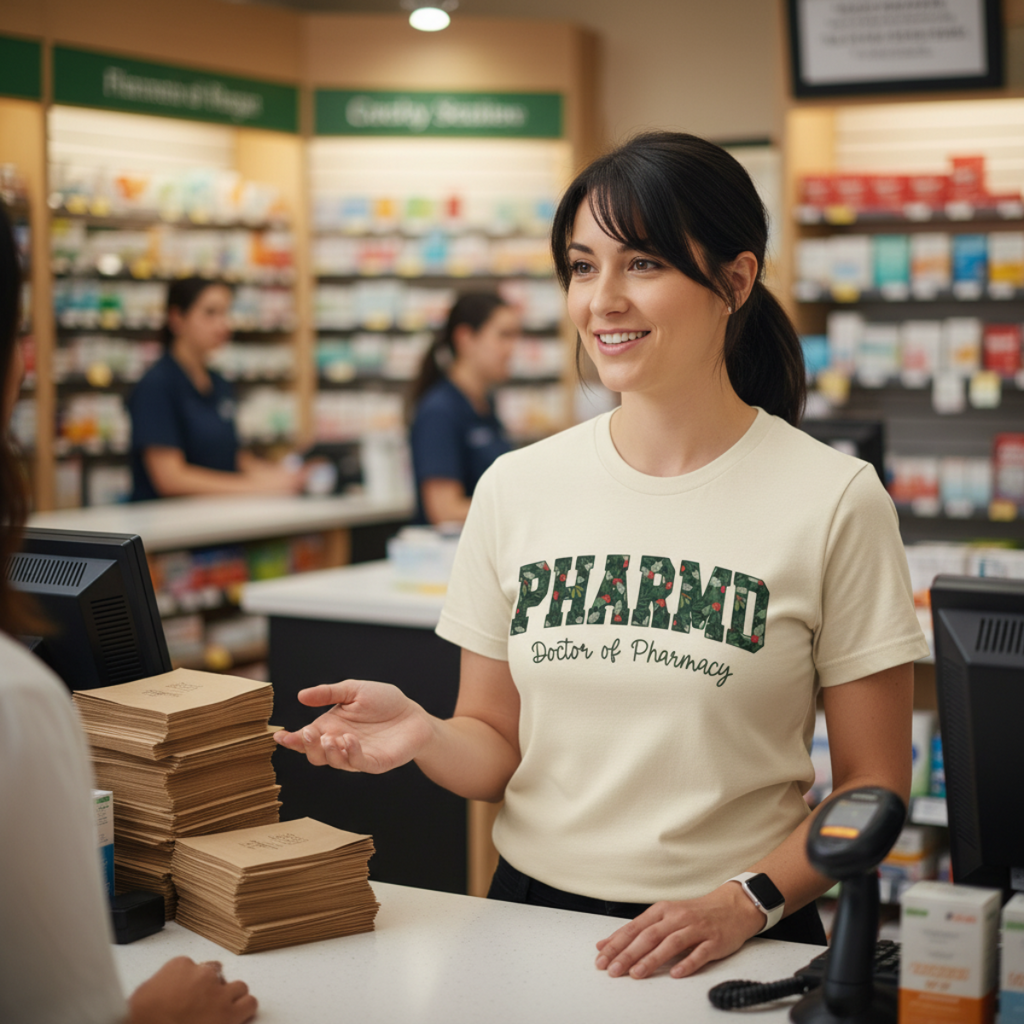 PharmD Doctor of Pharmacy Holiday Tee