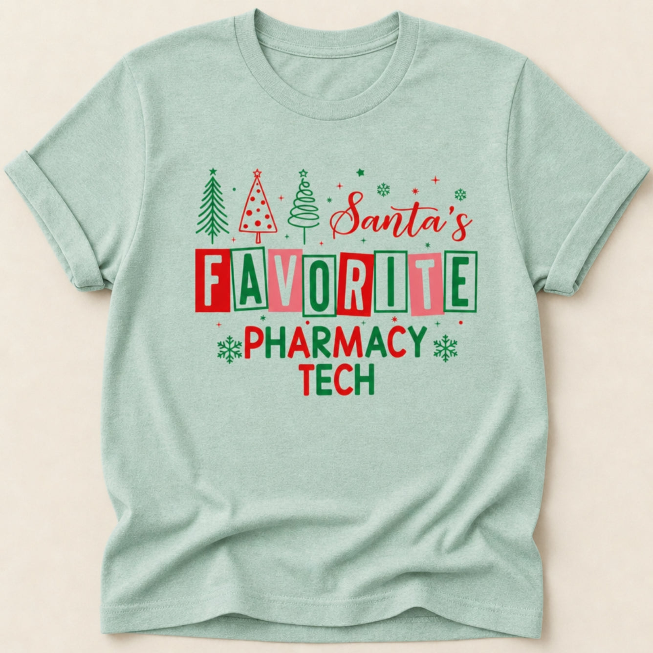 Santa’s Favorite Pharmacy Tech Tee v2