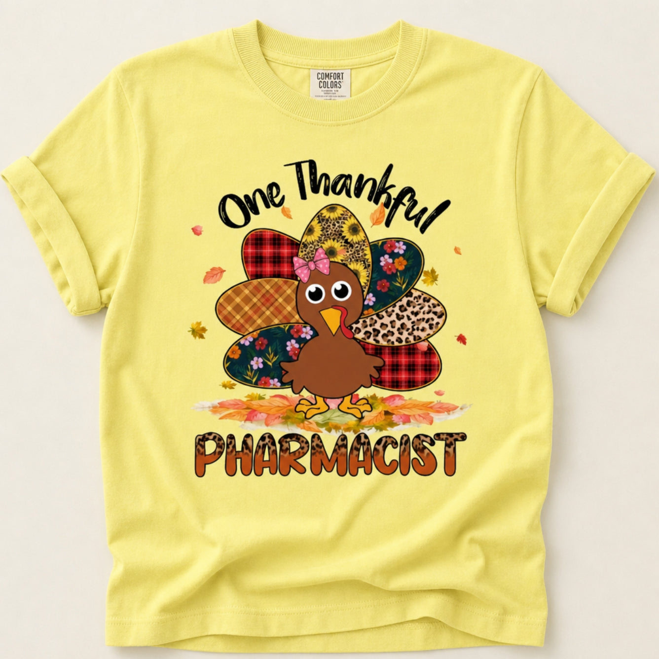 One Thankful Pharmacist Turkey Tee