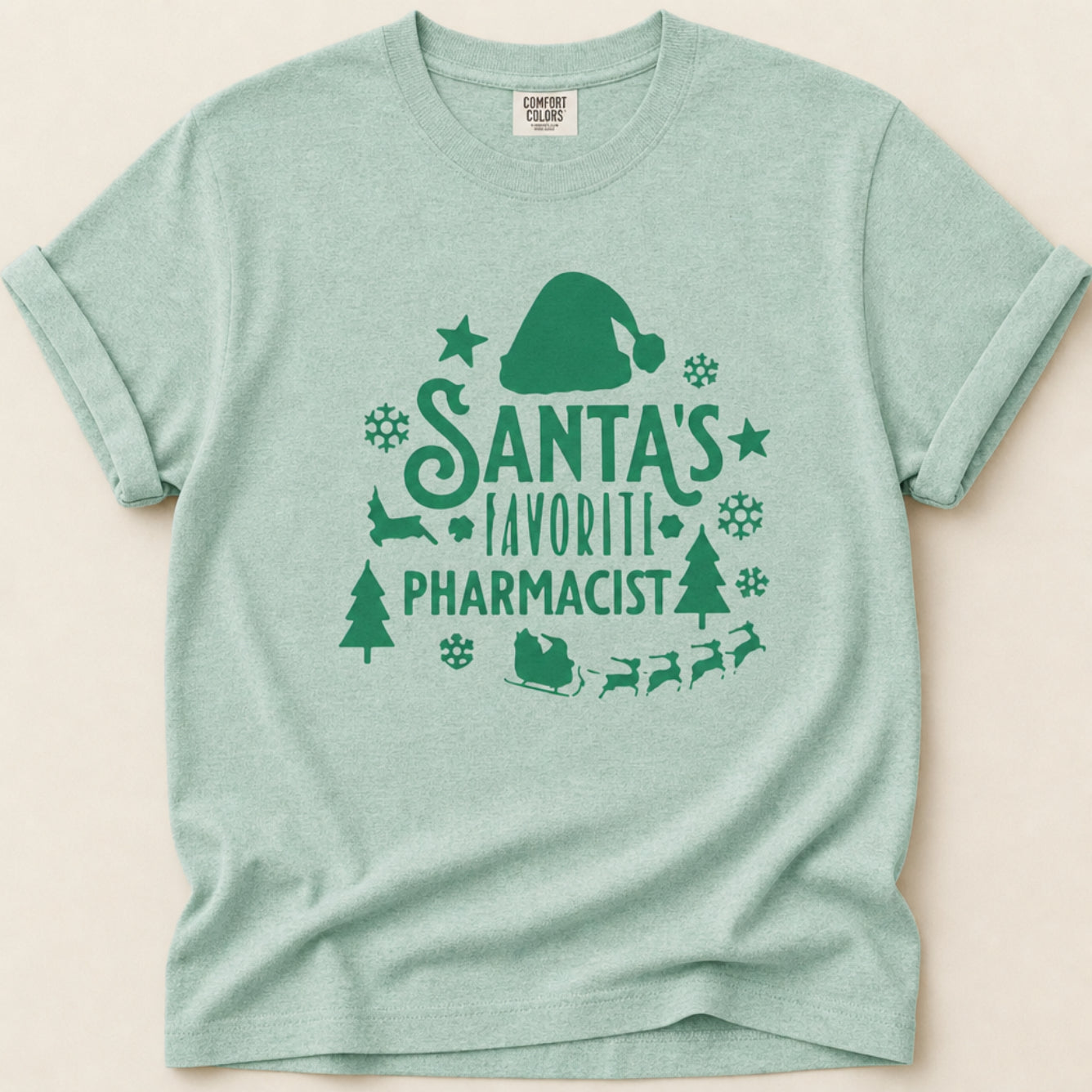 Santa’s Favorite Pharmacist v4 Tee