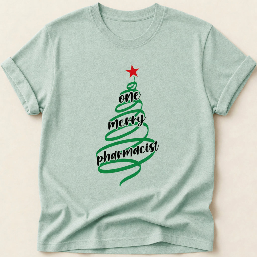 One Merry Pharmacist Tree Tee