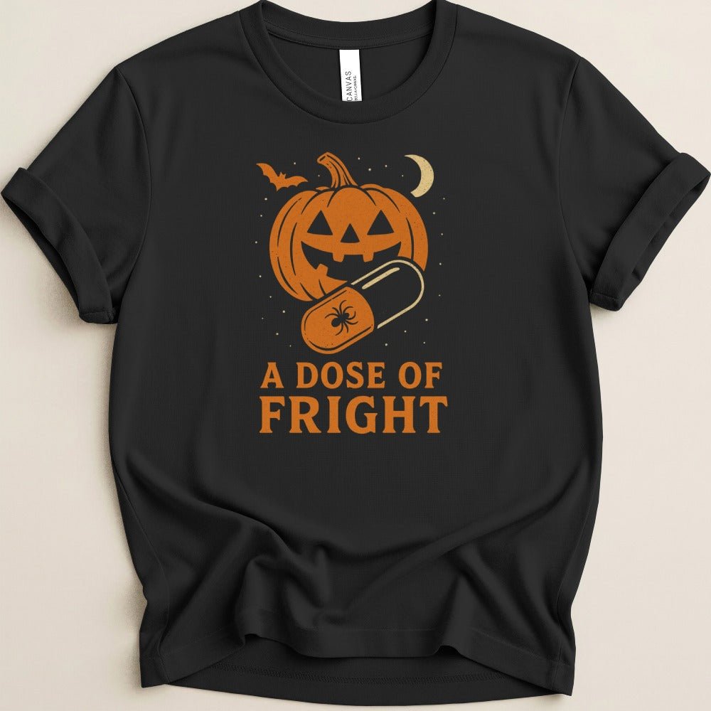 A Dose of Fright Pumpkin Tee - Adverse Reactions
