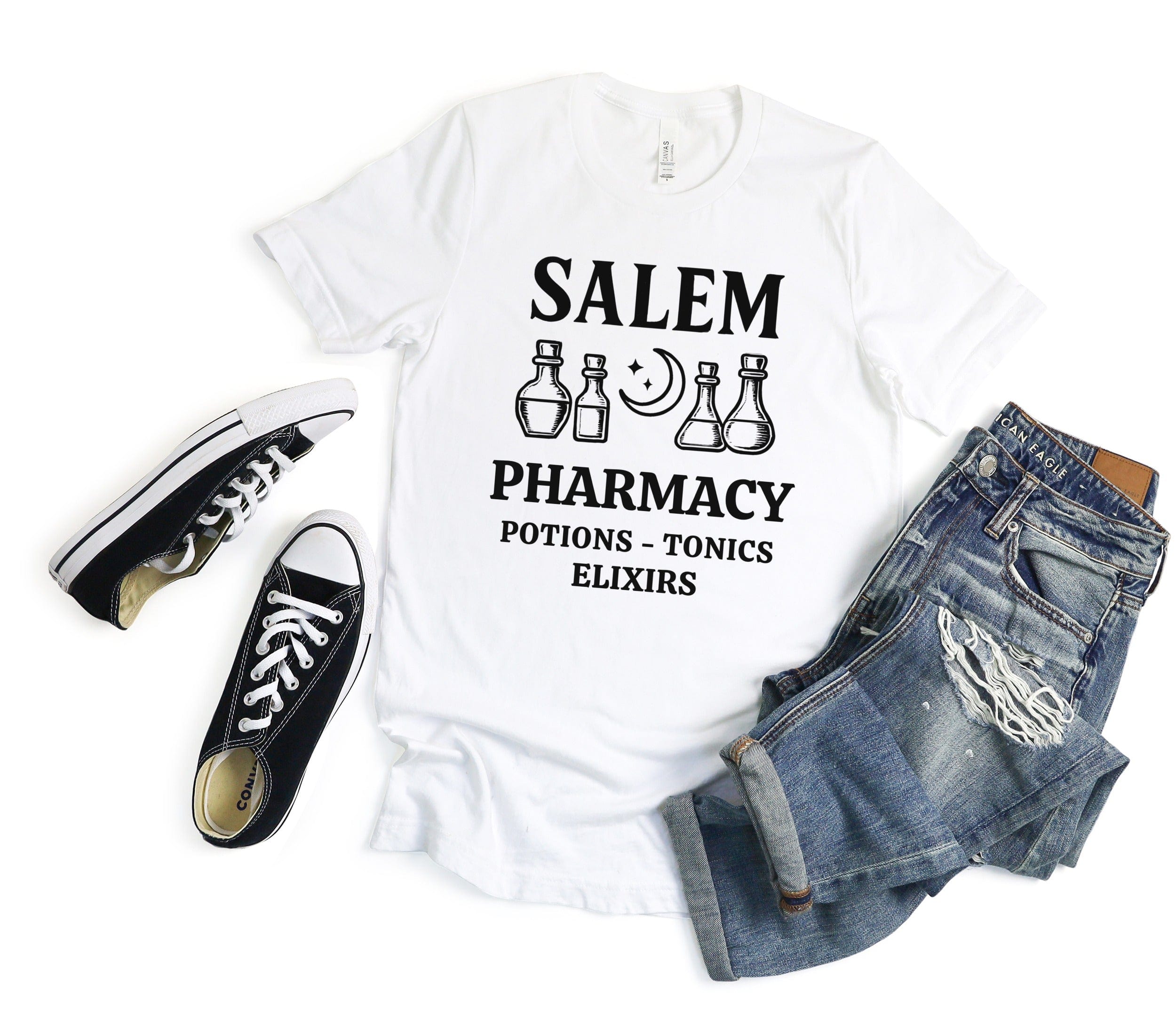 Salem Pharmacy Potions Tonics Elixirs T-shirt product type