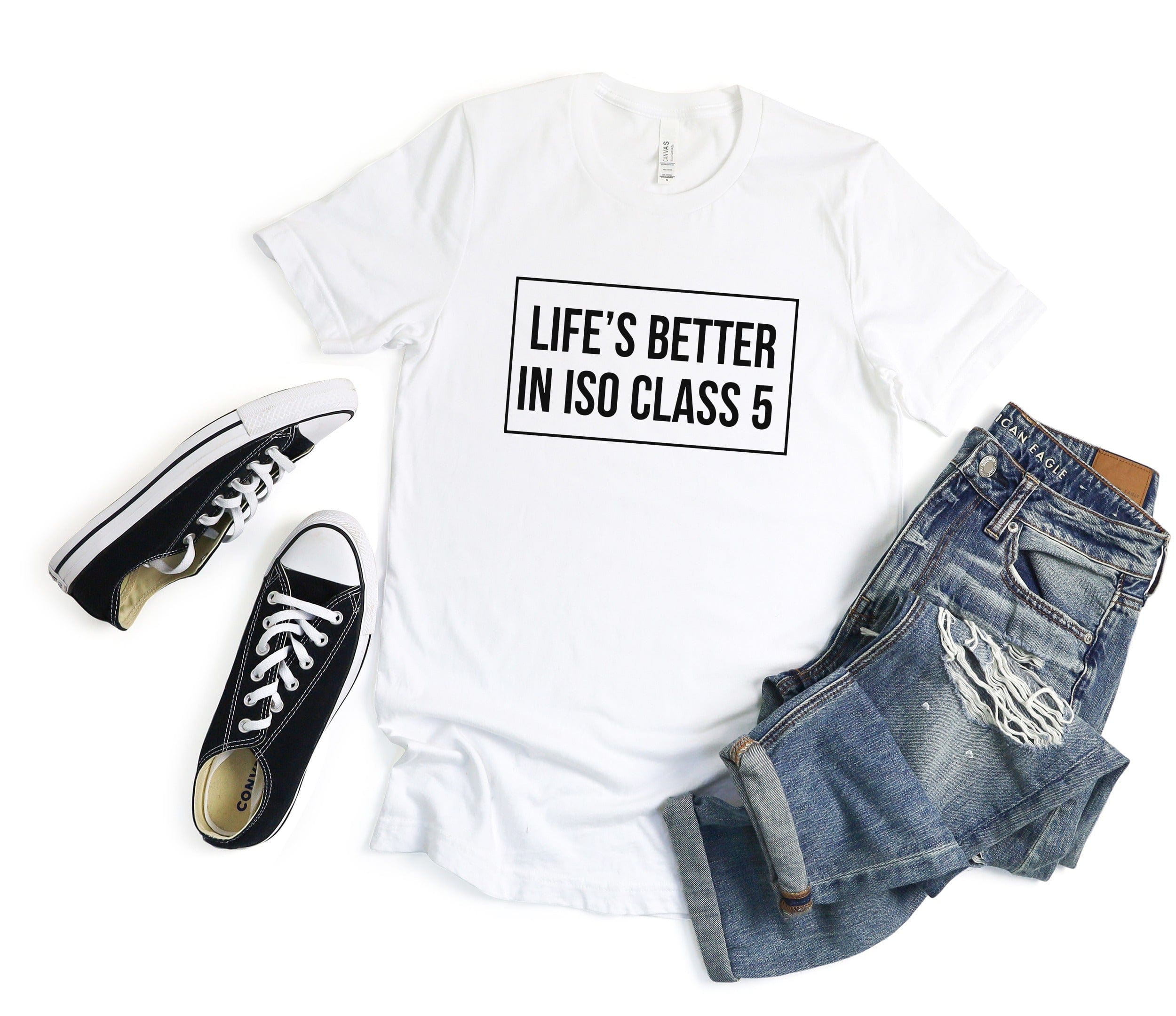 Life's Better in ISO Class 5 Printed Shirt product