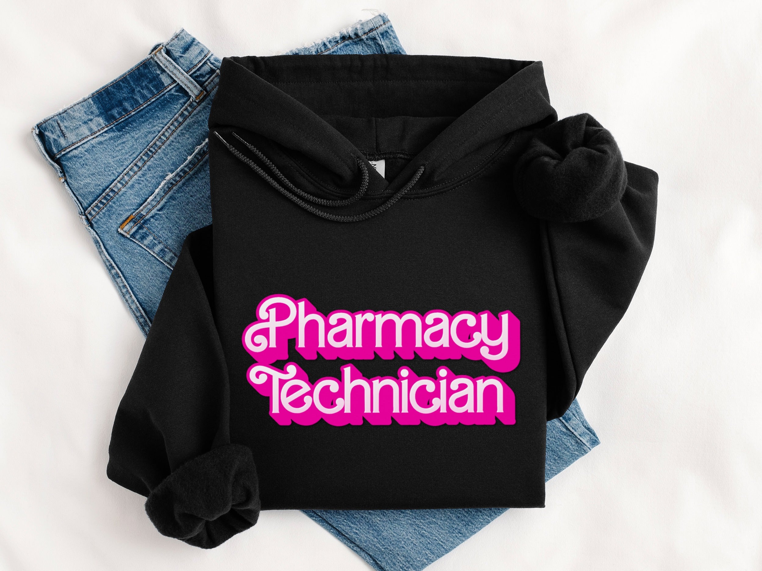 Pharmacy Technician Hooded Sweatshirt for Job Pride
