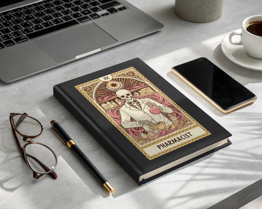 Unique Black Hardcover Pharmacist Journal