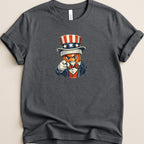 Cartoon Uncle Sam pointing at the viewer, wearing a suit and hat.