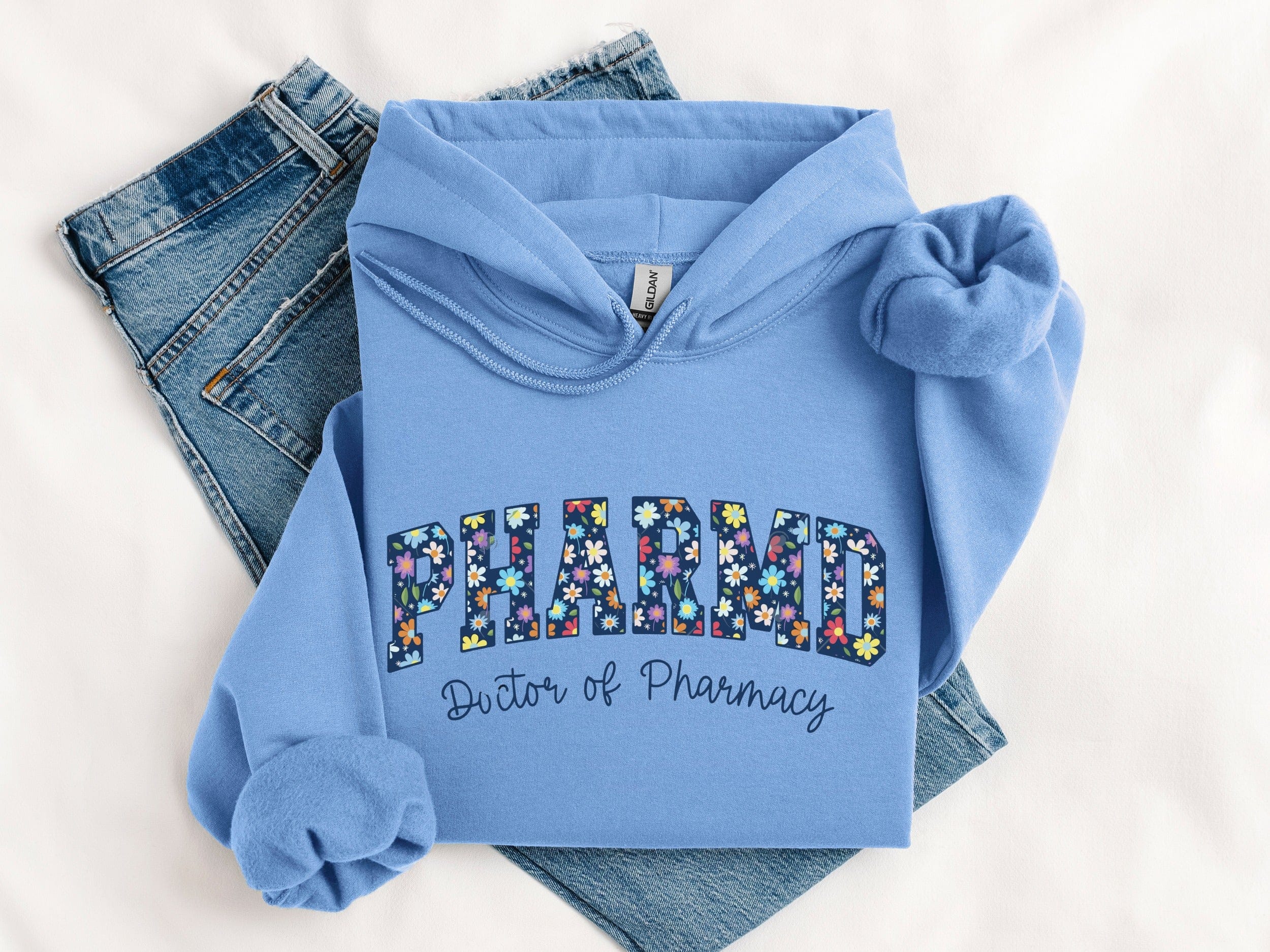 Floral PharmD Doctor of Pharmacy Hoodie for Fashion