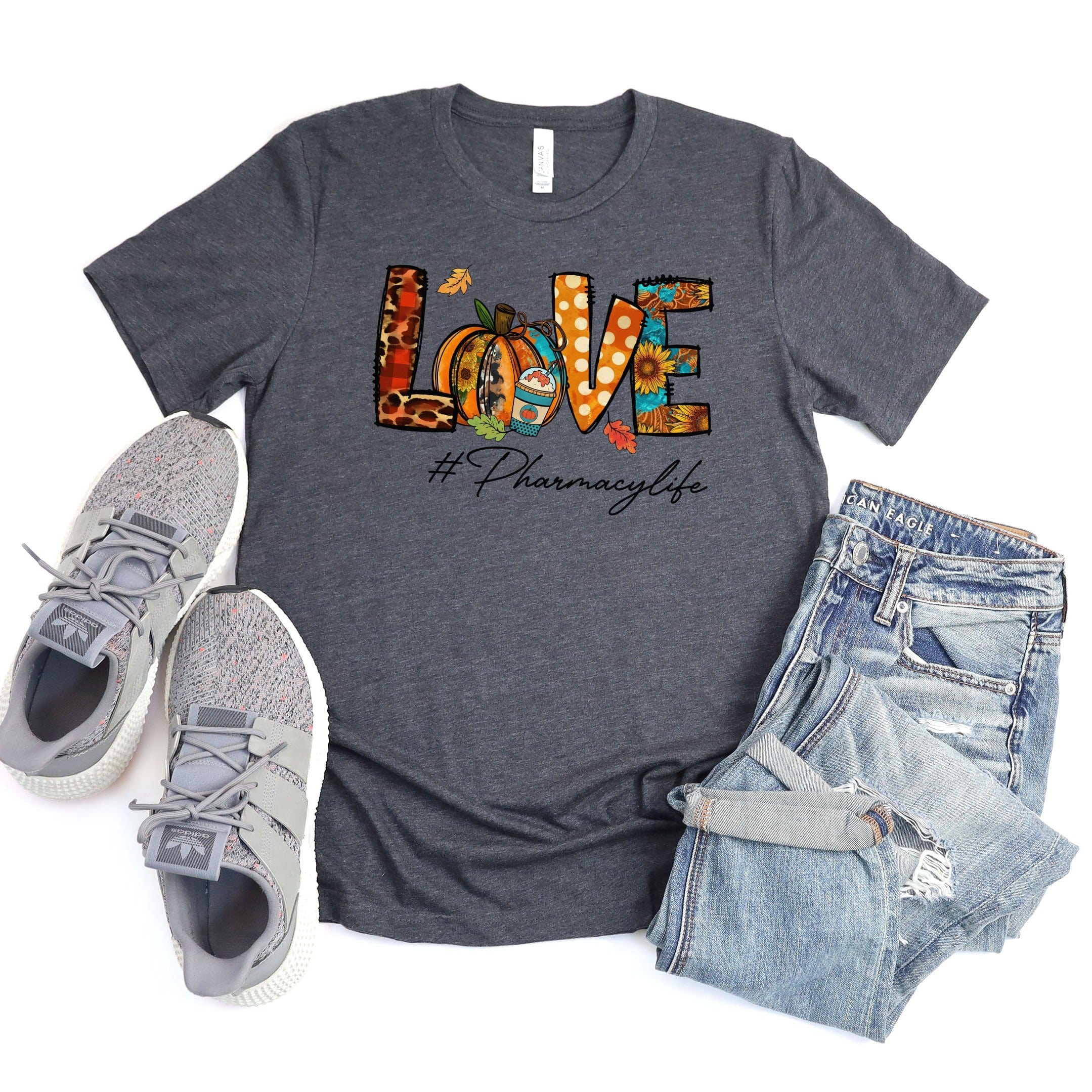 Love Pharmacy Life Graphic Tee Unisex Casual Product