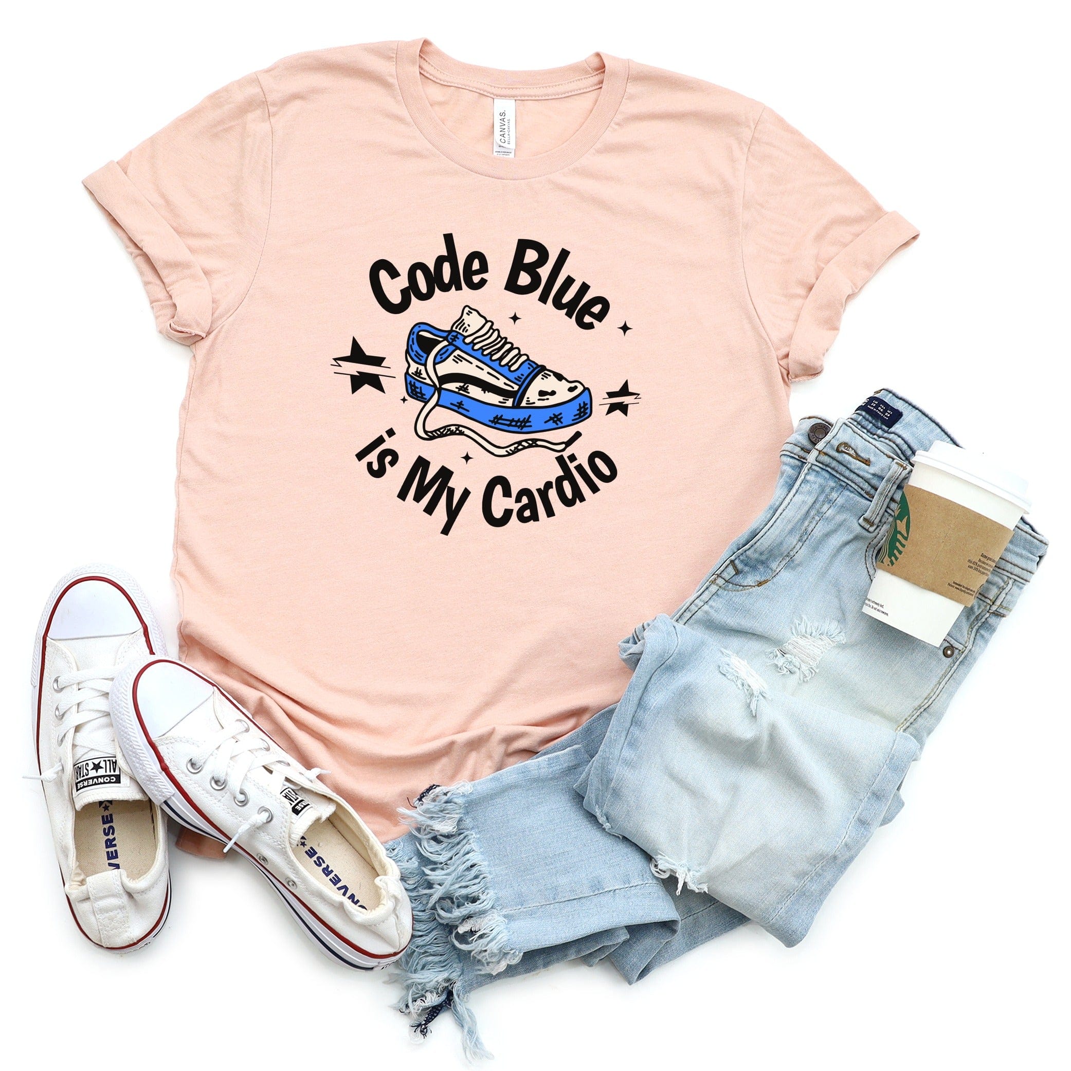 Code Blue is My Cardio Graphic Tee product