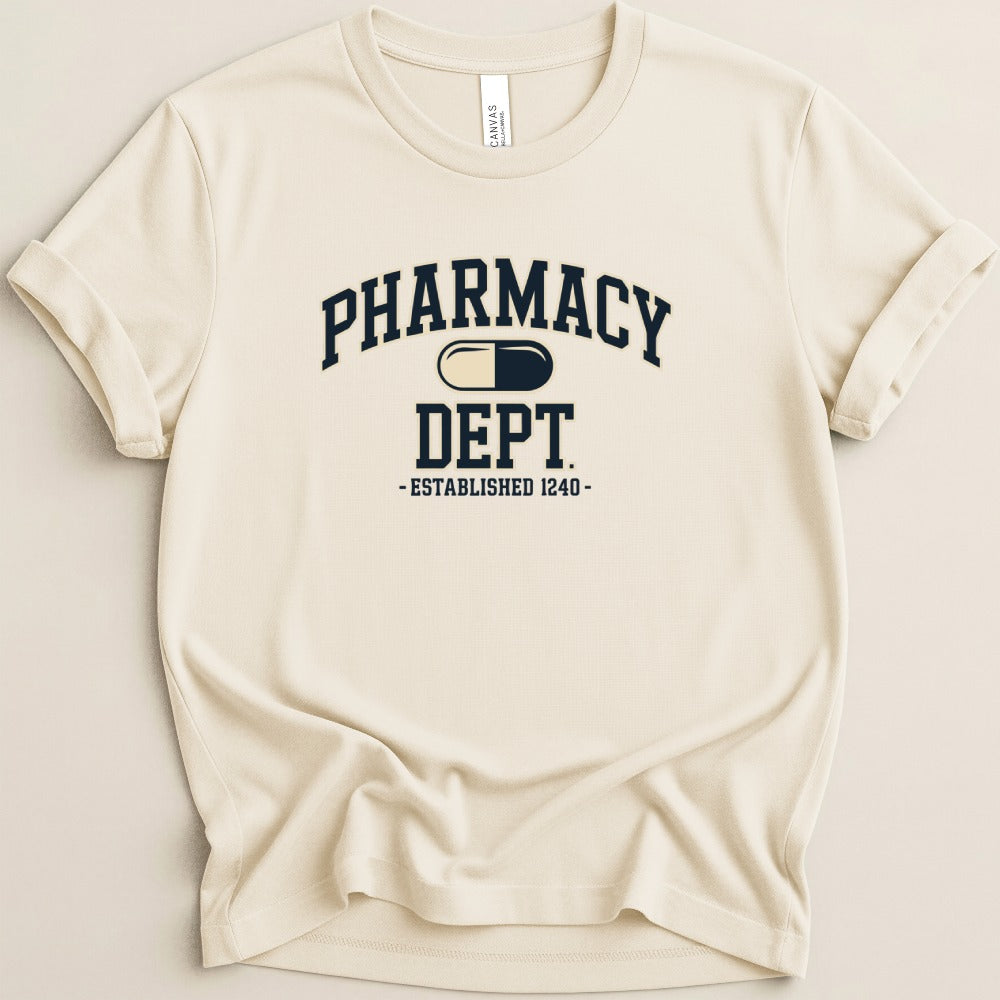 Pharmacy Dept 1240 College Tee