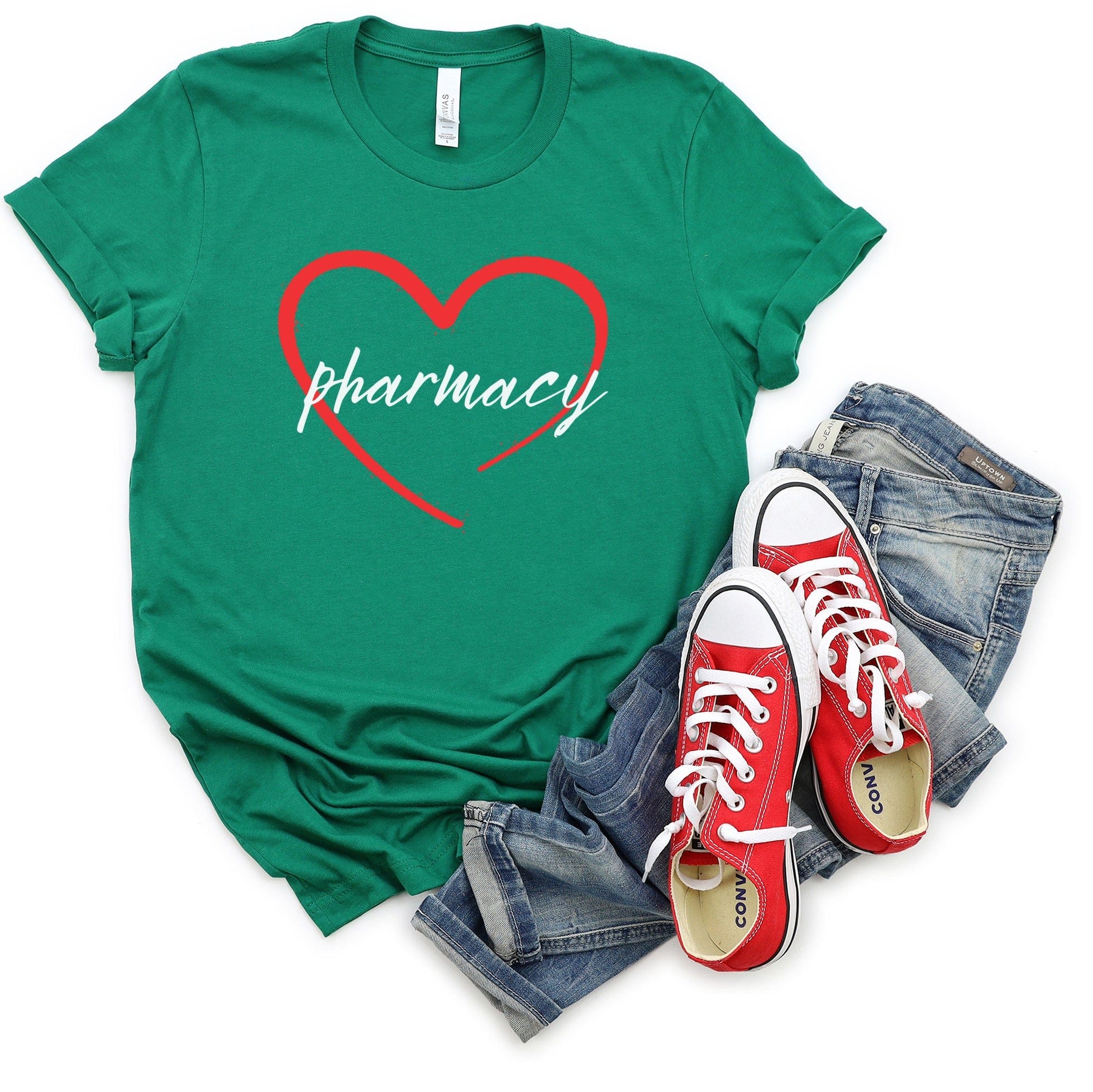 Heart Pharmacy Design Graphic Tee product type