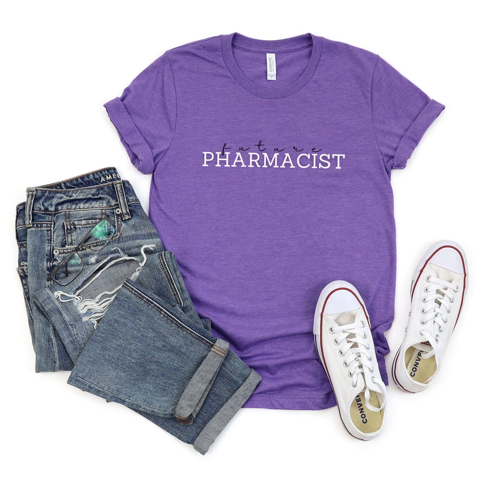 Future Pharmacist Violet Graphic T-Shirt product type