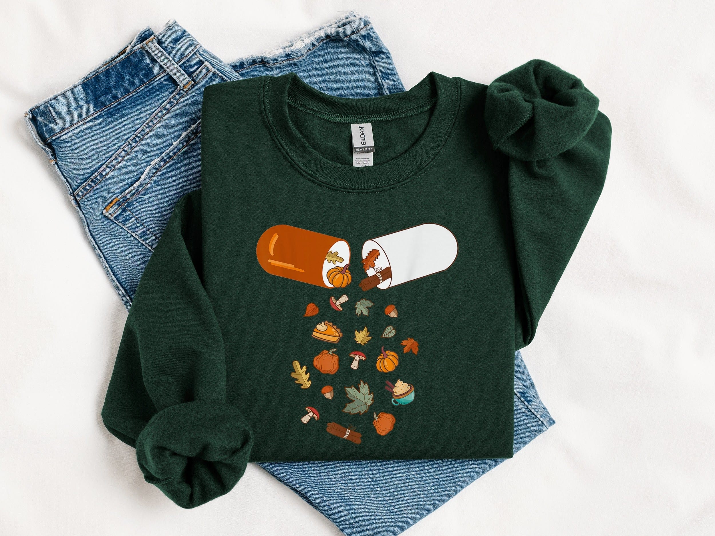 Cozy Sweater with Unique Pill Design Sweatshirt product