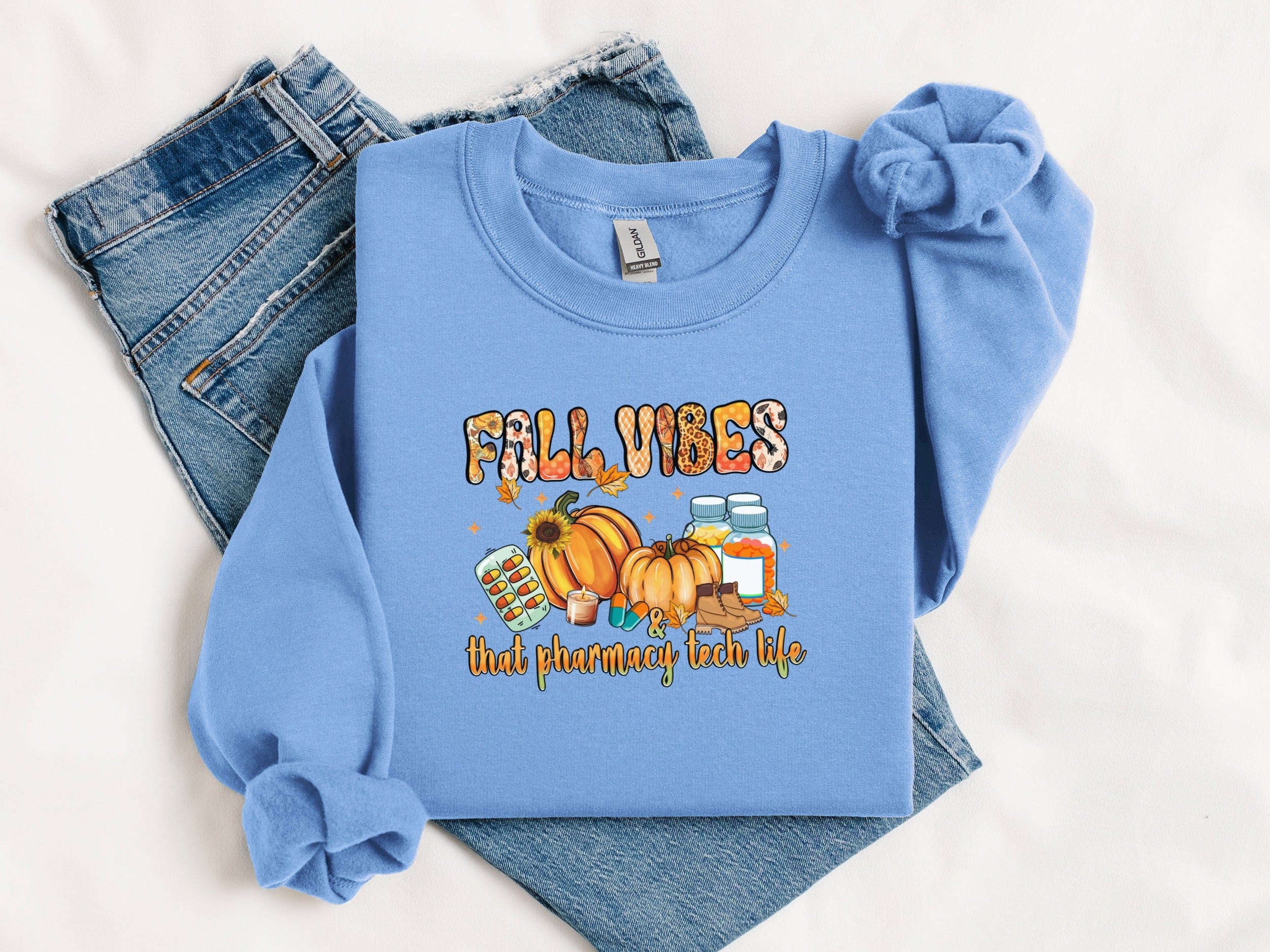 Fall Vibes That Pharmacy Tech Life Sweatshirt product type
