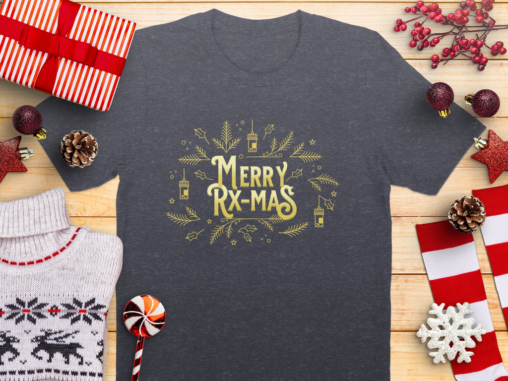 Merry RX-Mas Holiday Themed Graphic Tee