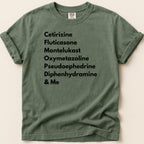Allergy Season Survival List Tee - Adverse Reactions