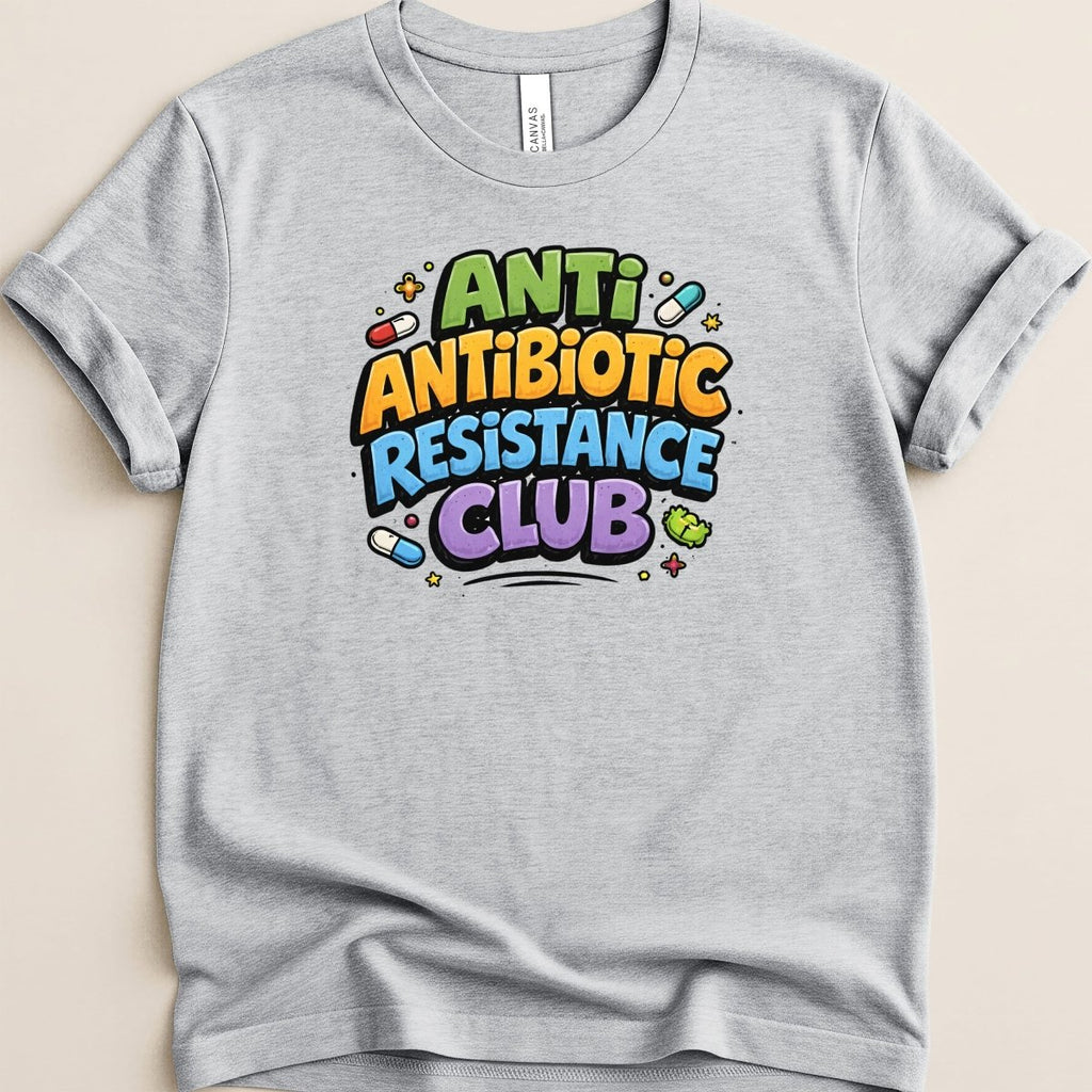 Anti Antibiotic Resistance Club v2 Tee - Adverse Reactions