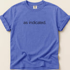 as indicated Tee - Adverse Reactions