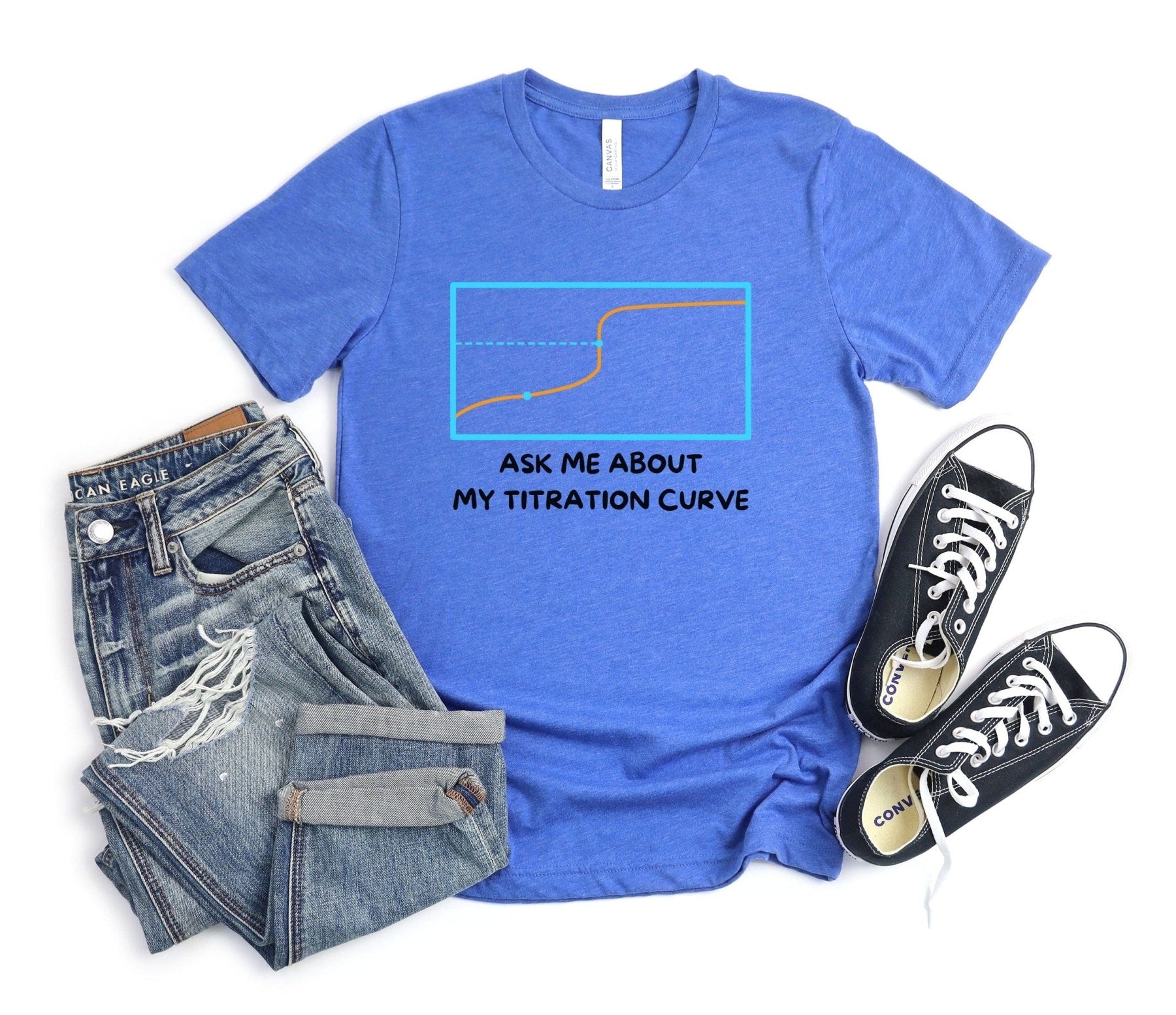 Ask Me About My Titration Curve Tee - Adverse Reactions
