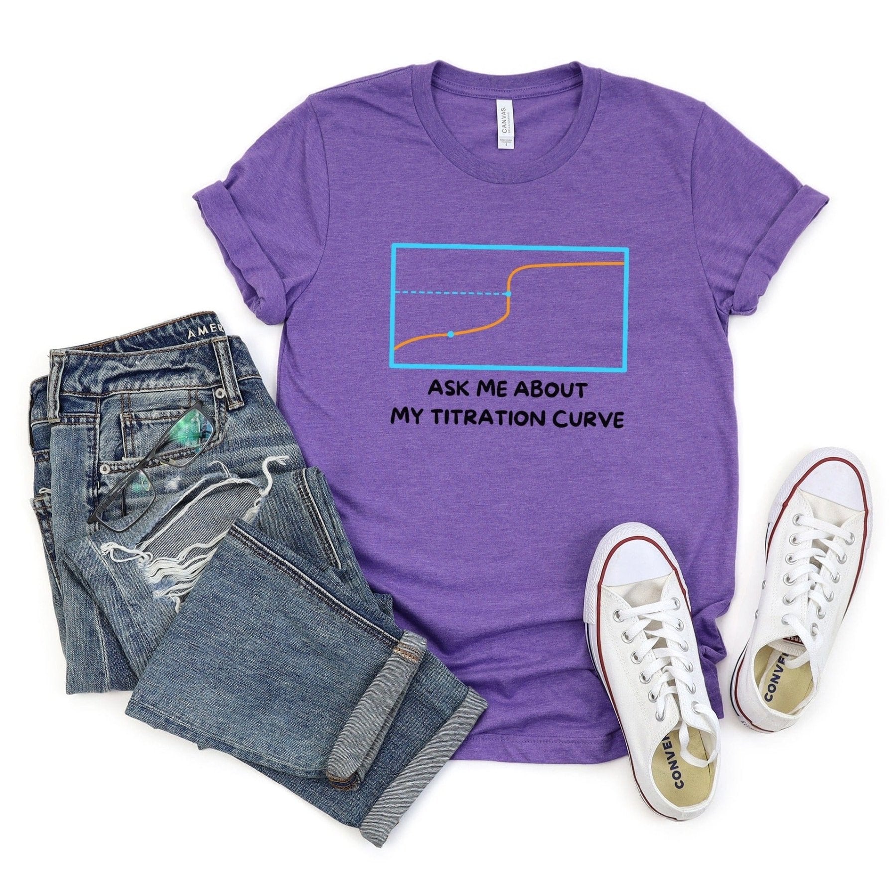 Ask Me About My Titration Curve Tee - Adverse Reactions