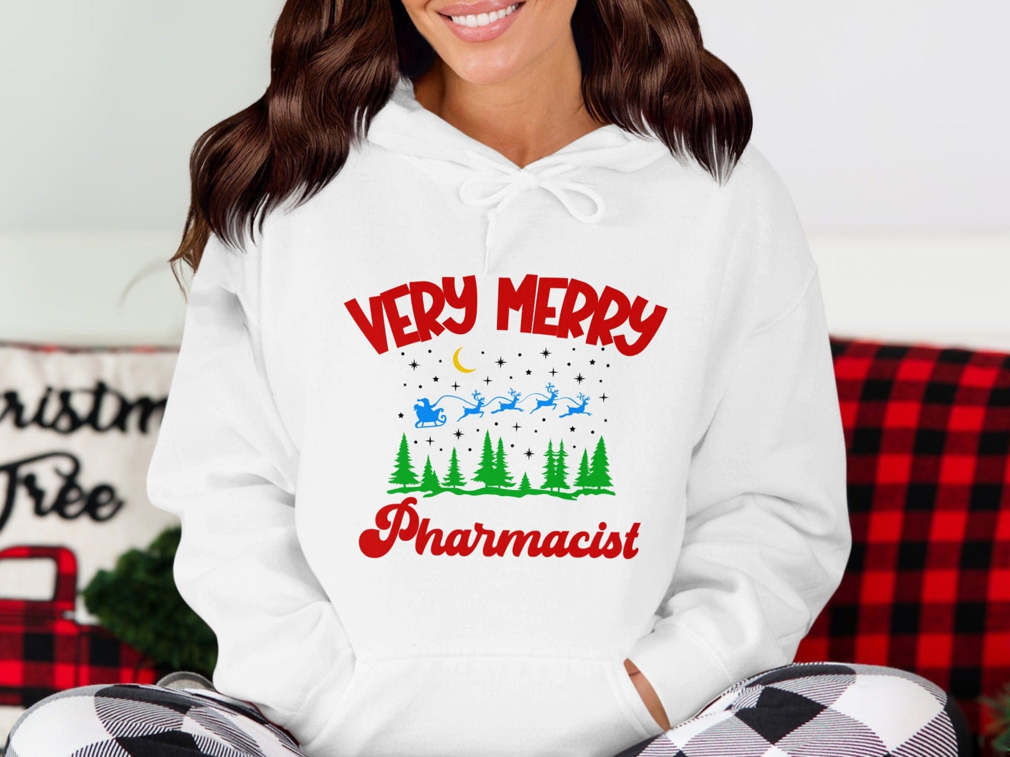 Very Merry Pharmacist Christmas Hoodie