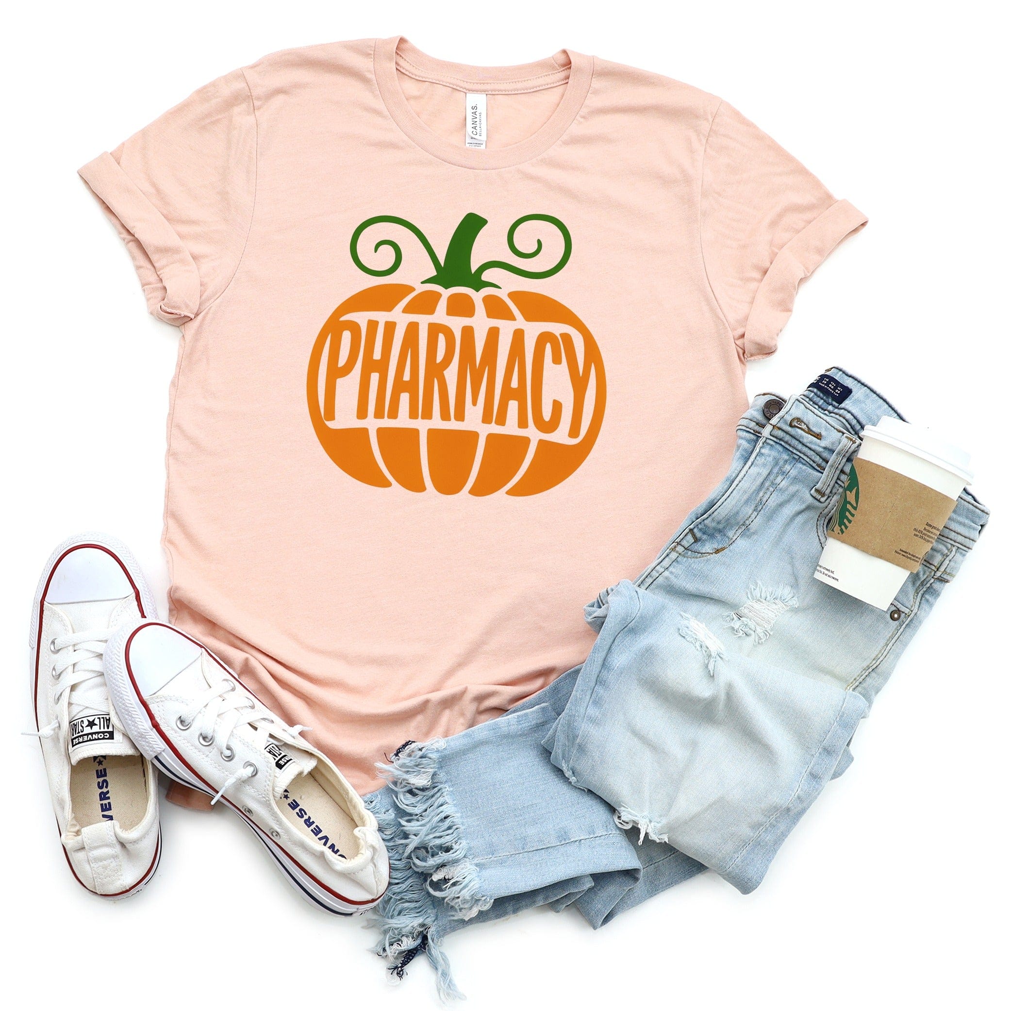 Pumpkin Pharmacy Themed Graphic T Shirt product type