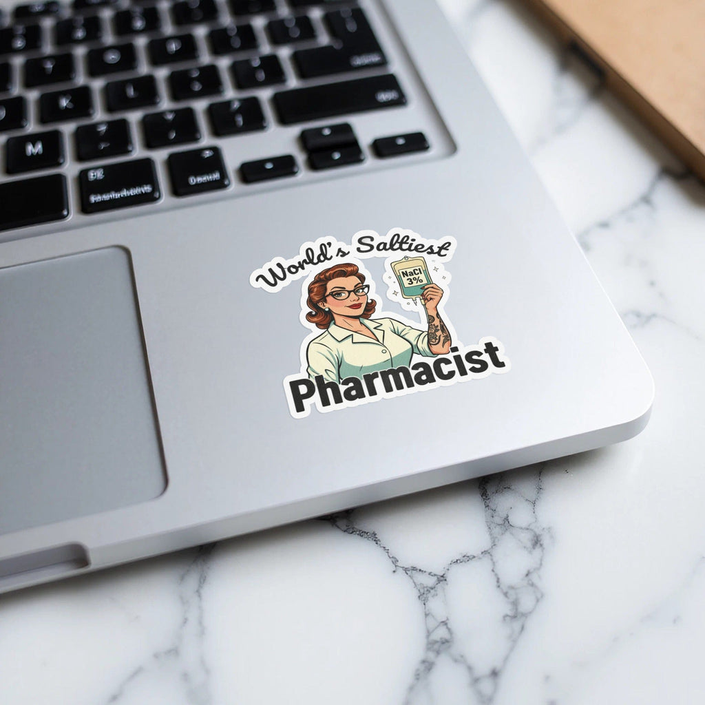 World's Salliast Pharmacist sticker product