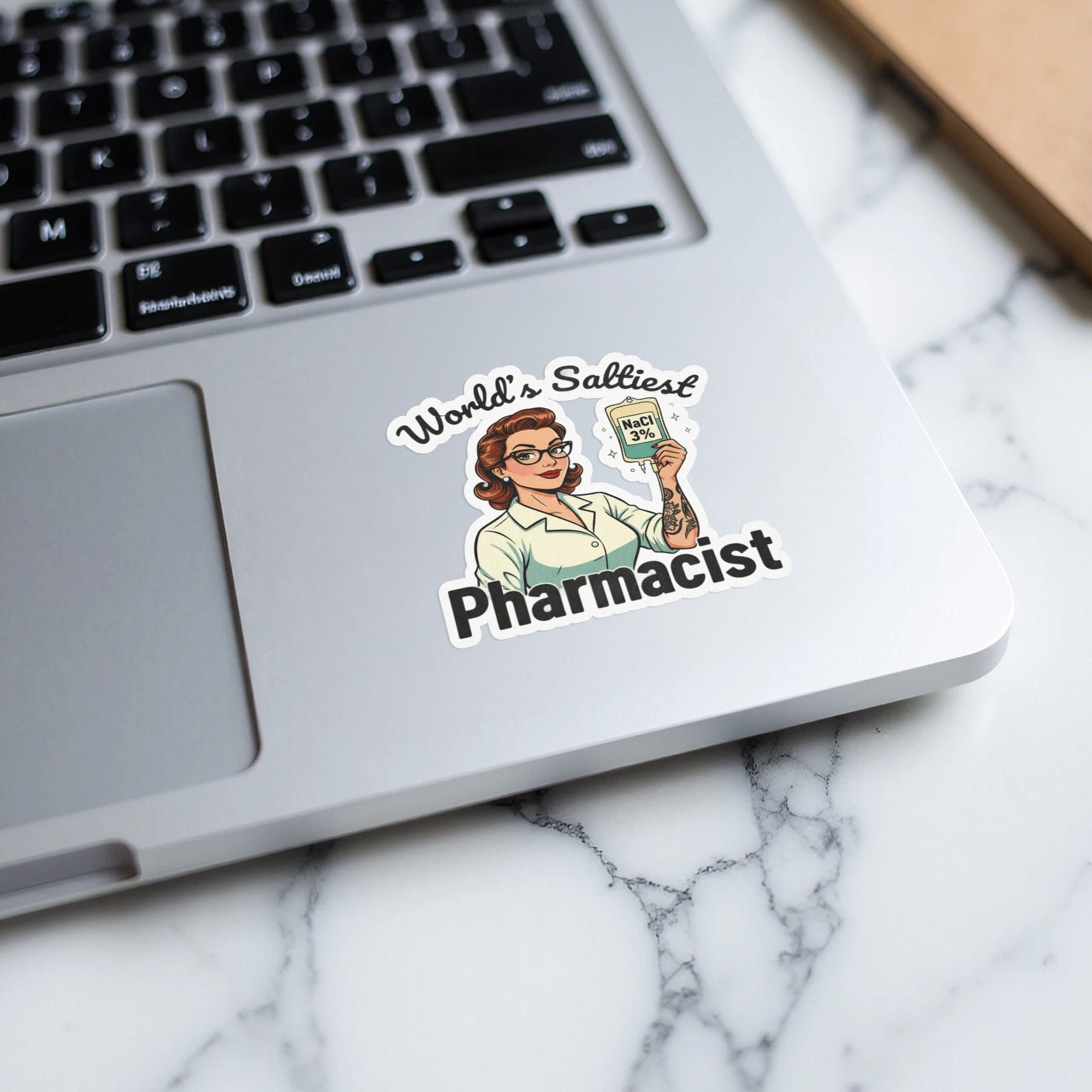 World's Salliast Pharmacist sticker product