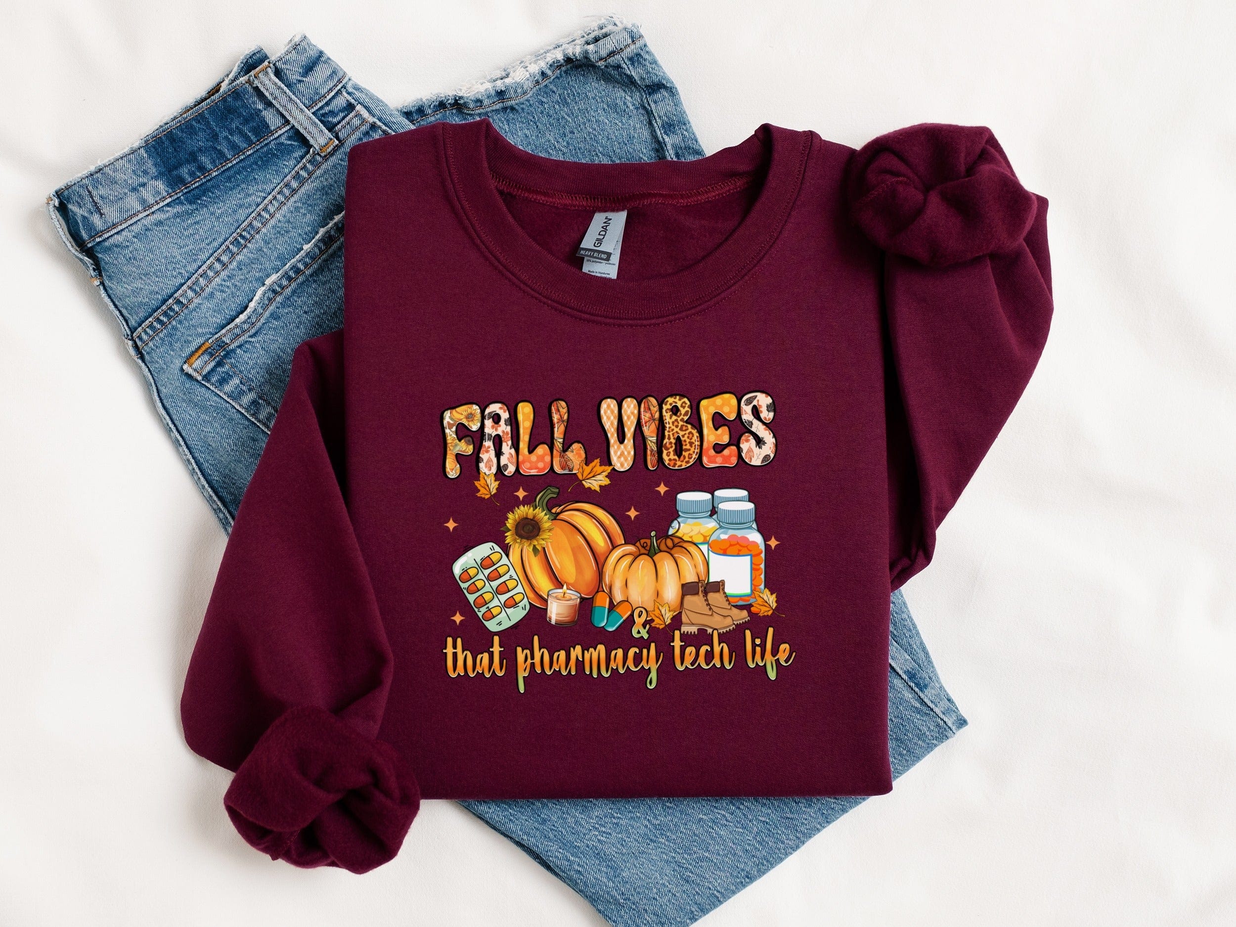 Fall Vibes That Pharmacy Tech Life sweatshirt