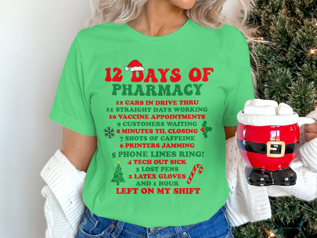 Holiday Pharmacist Humor T-Shirt For Christmas Season
