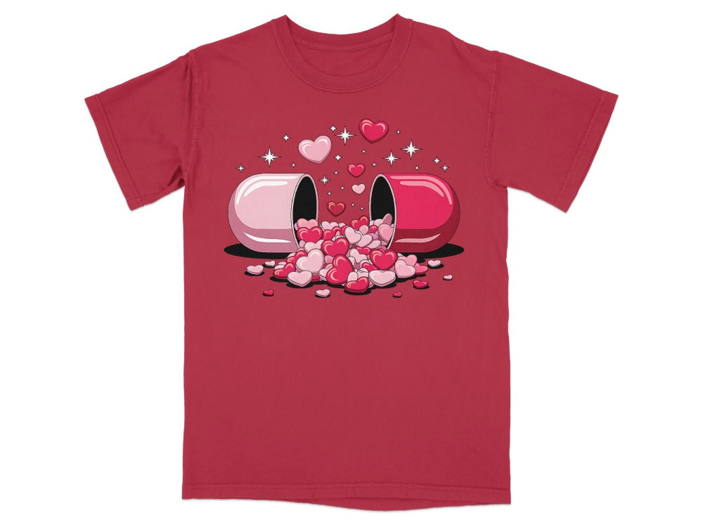 Love Dosage Capsule Heart Tee