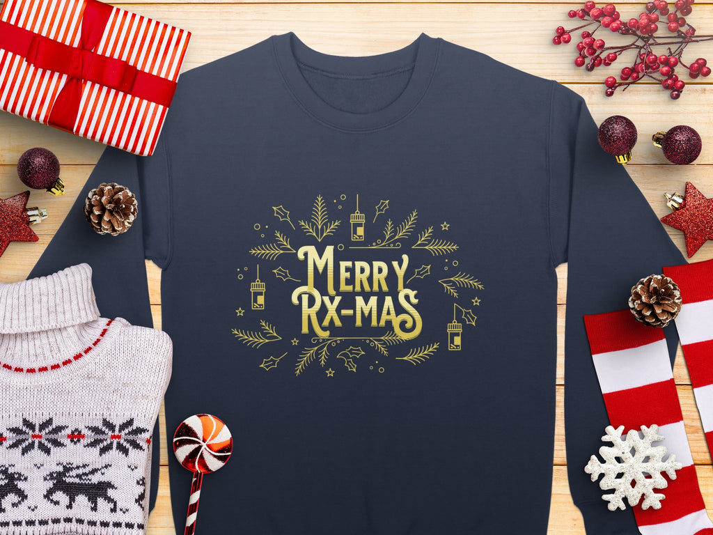 Merry Rx-Mas Festive Holiday Long sleeve Shirt Product