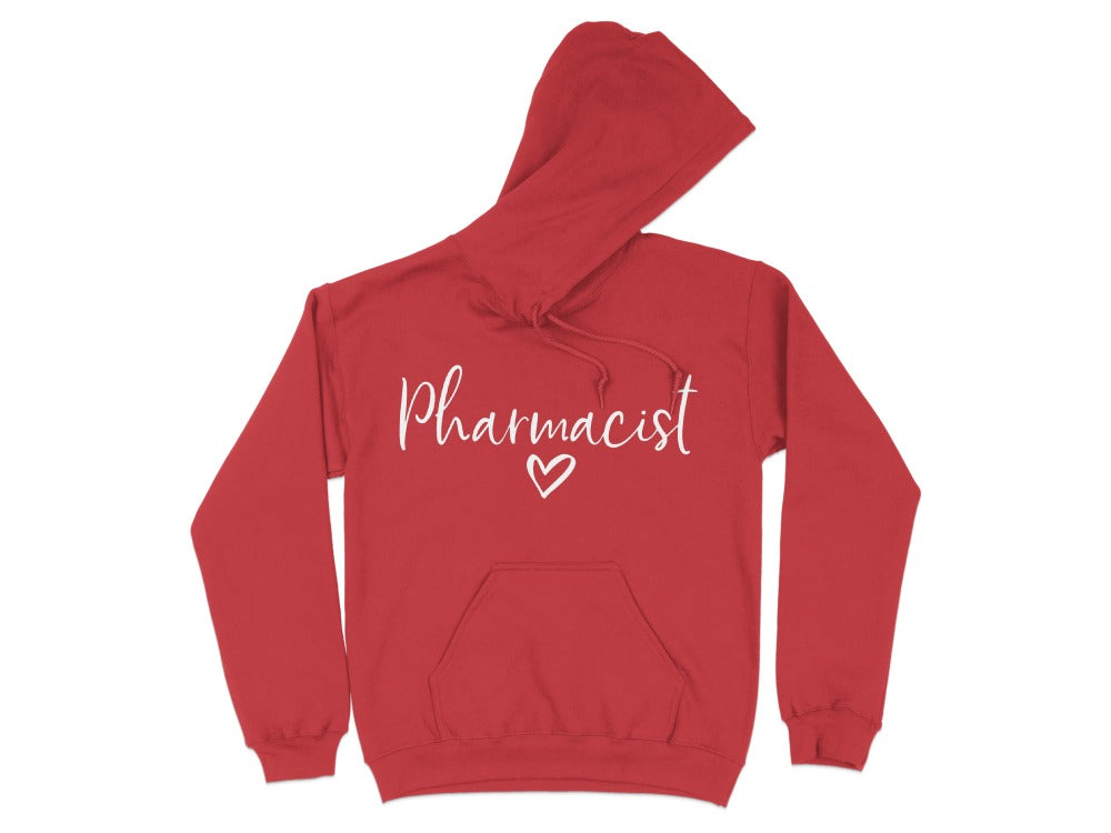 Pharmacist Heart Script Sweatshirt & Hoodie