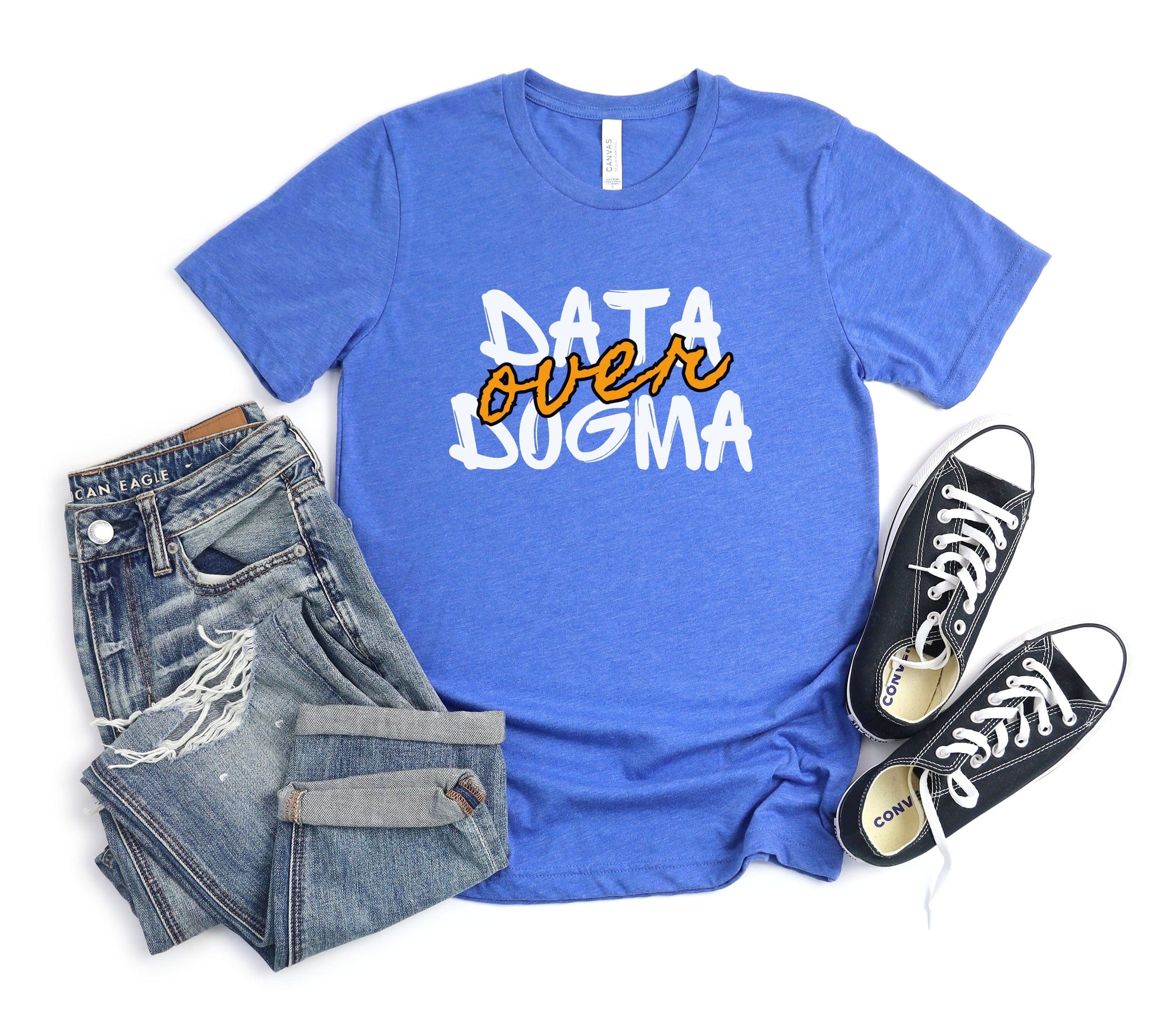 Data Over Dogma Graphic T-shirt casual product