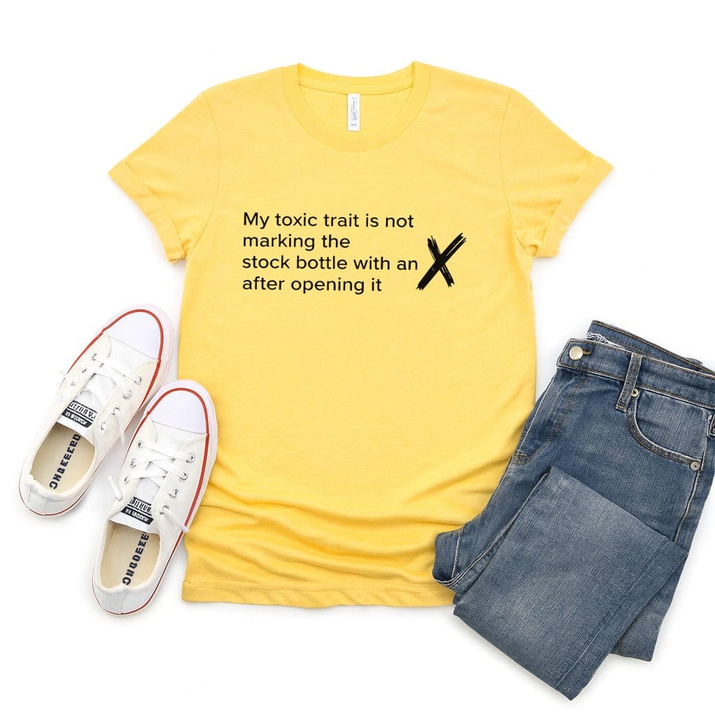 My Toxic Trait Funny Yellow Graphic Tee product