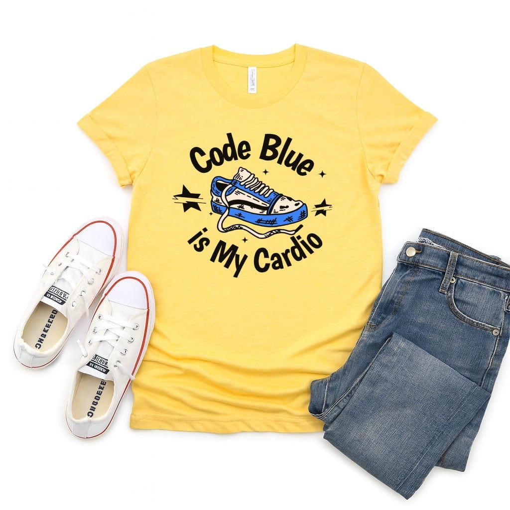 Code Blue Is My Cardio Graphic T-shirt product type