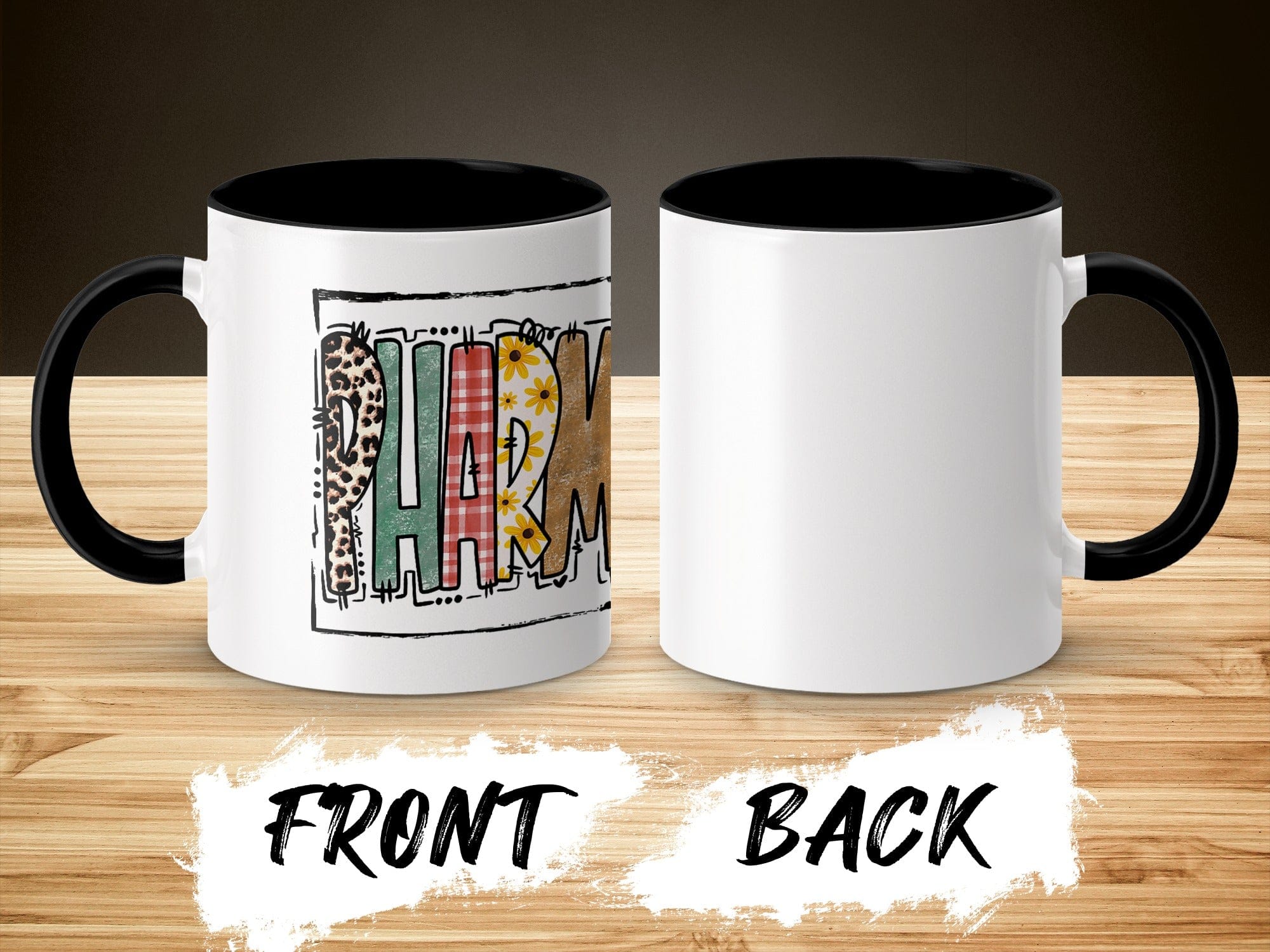 Farm Themed Coffee Mug with Unique Front and Back Design