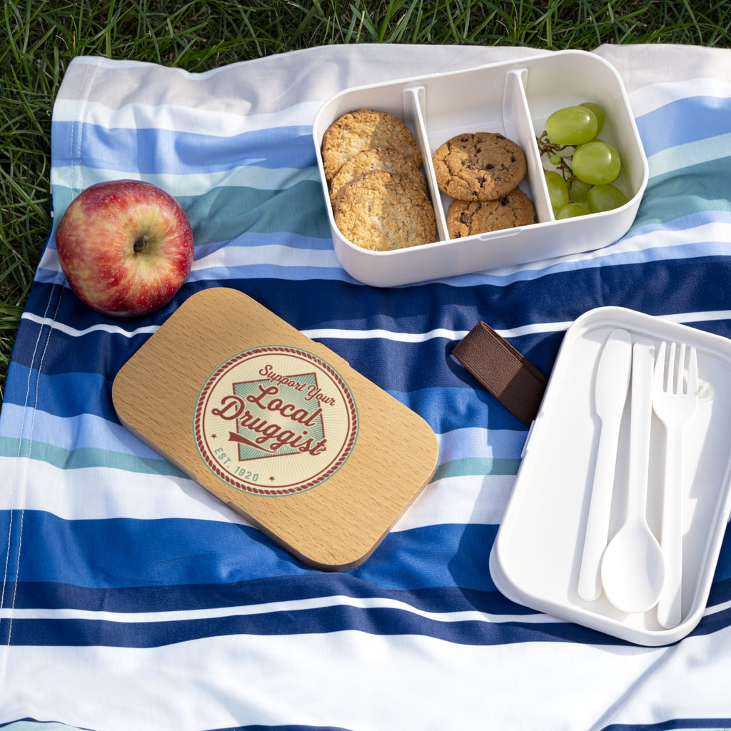 Support Your Local Druggist Bento Box with Utensils