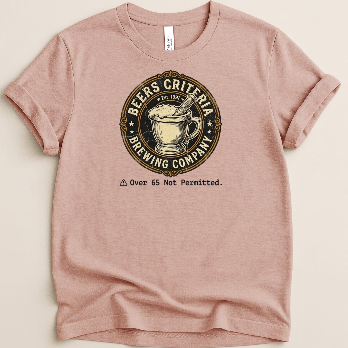 Beers Criteria Brewing Company Tee - Adverse Reactions