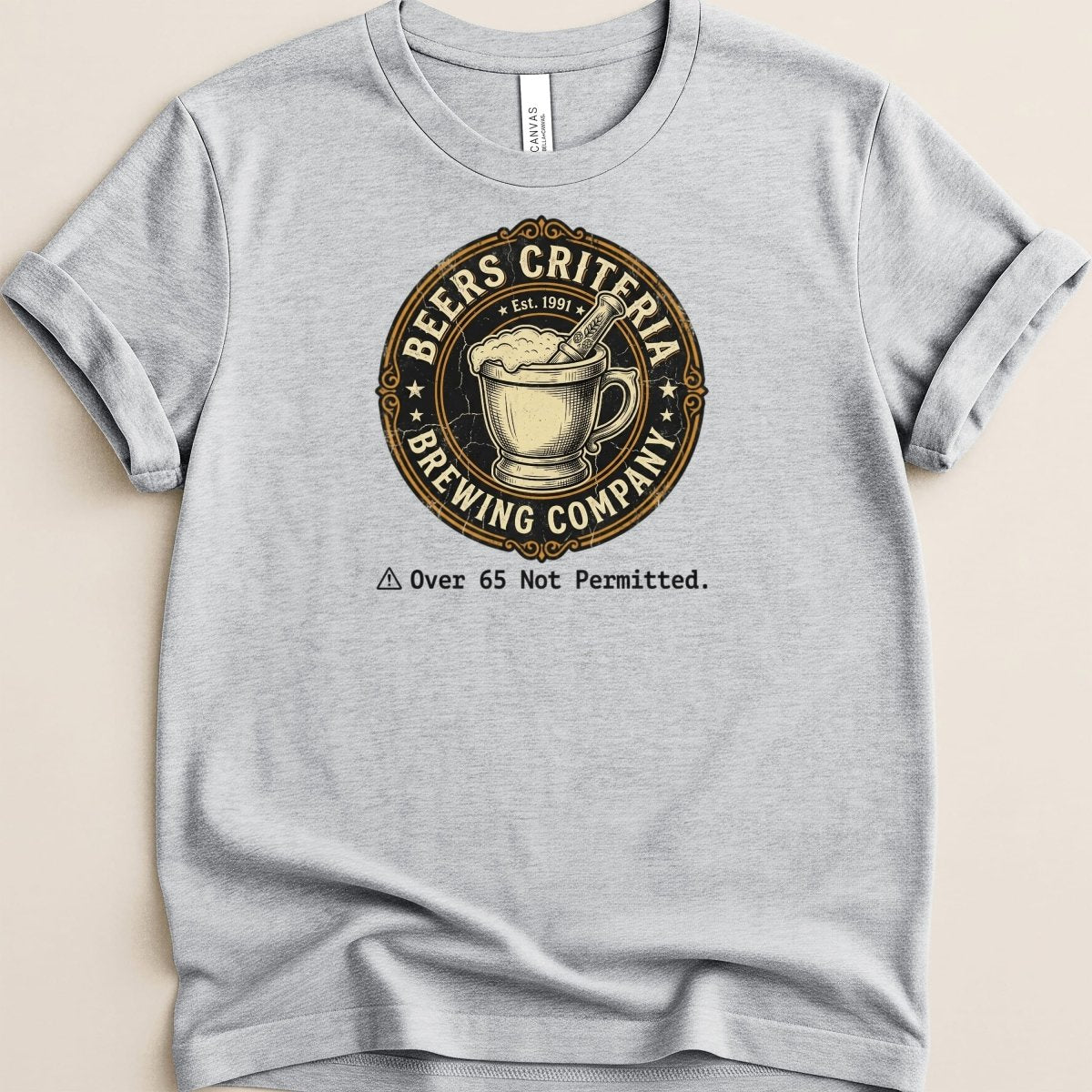 Beers Criteria Brewing Company Tee - Adverse Reactions