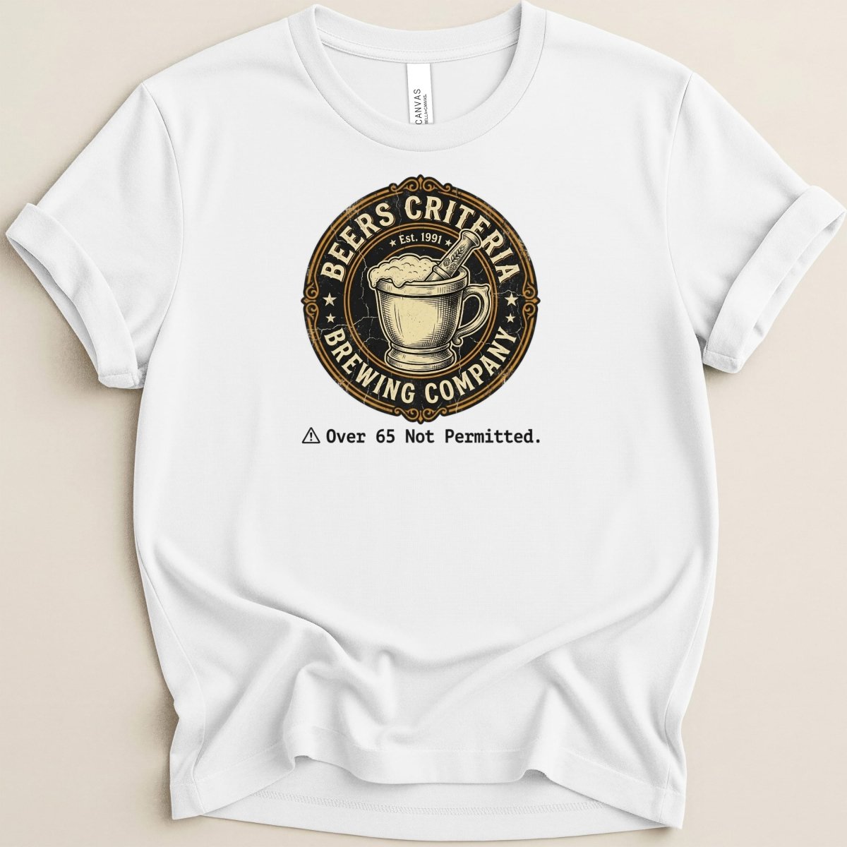 Beers Criteria Brewing Company Tee - Adverse Reactions
