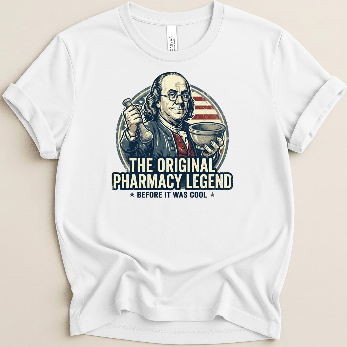 Ben Franklin Pharmacist Tee - Adverse Reactions