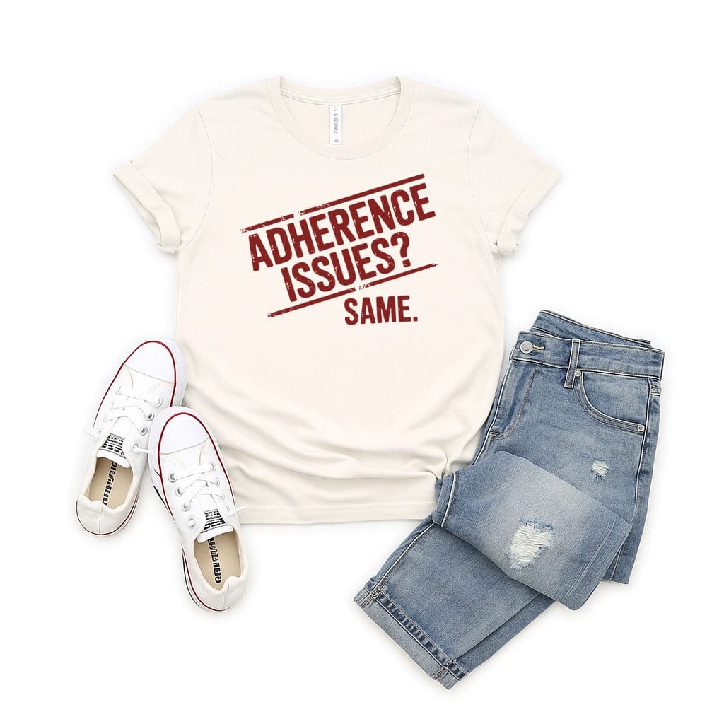 Adherence Issues Same Print T-Shirt Casual Product